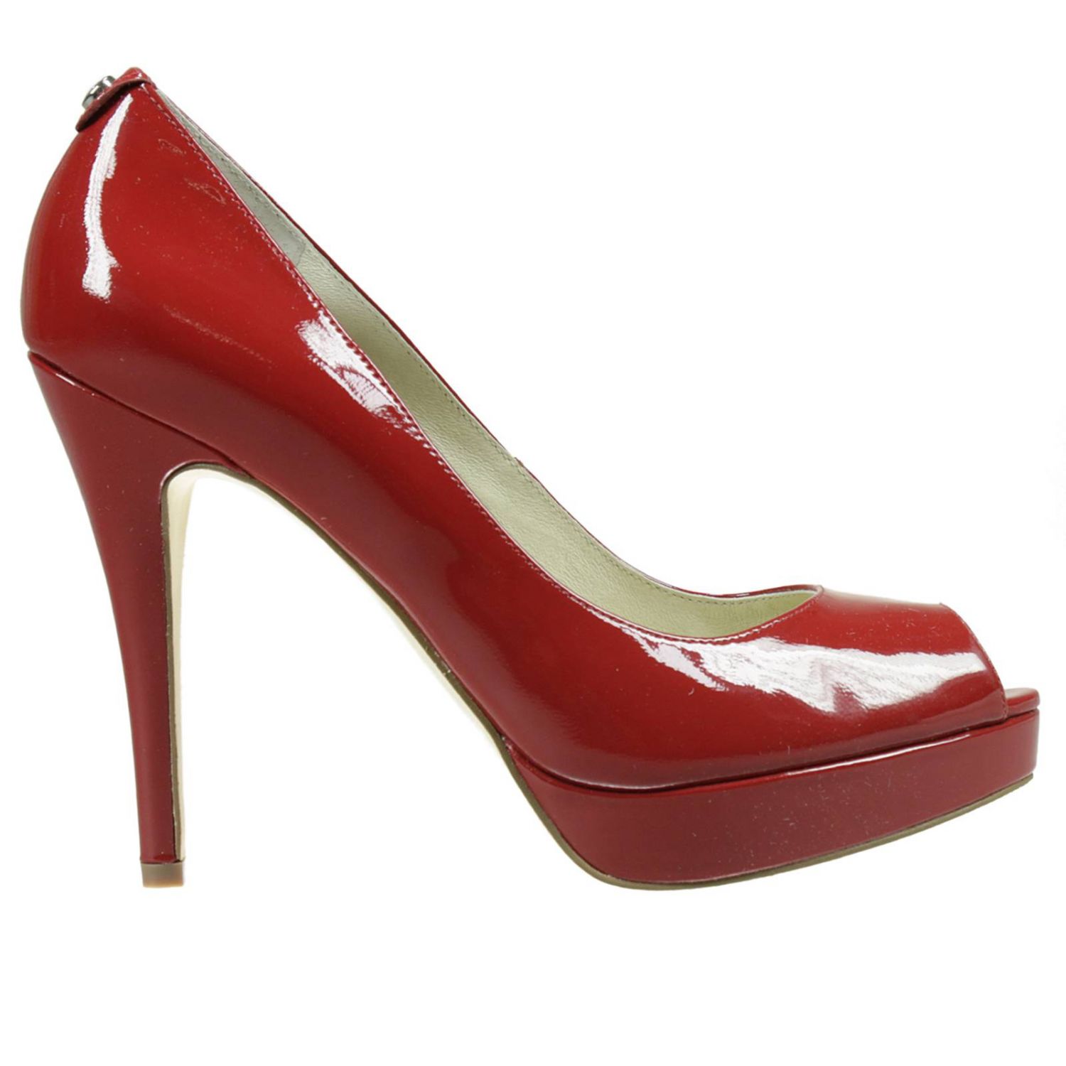 Michael kors red high heel shoes Clearance