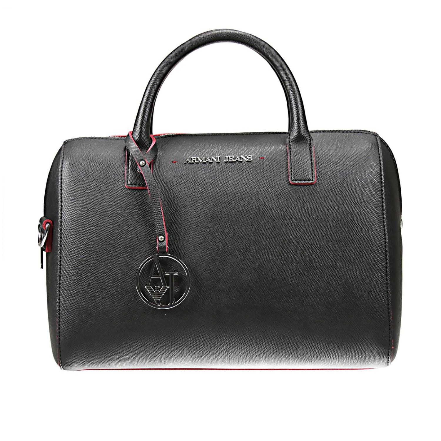 Armani Jeans Outlet: ECO SAFFIANO SFODERATO BAULETTO BICOLOR - Nero | Borsa  A Spalla Armani Jeans 0524x v6 GIGLIO.COM