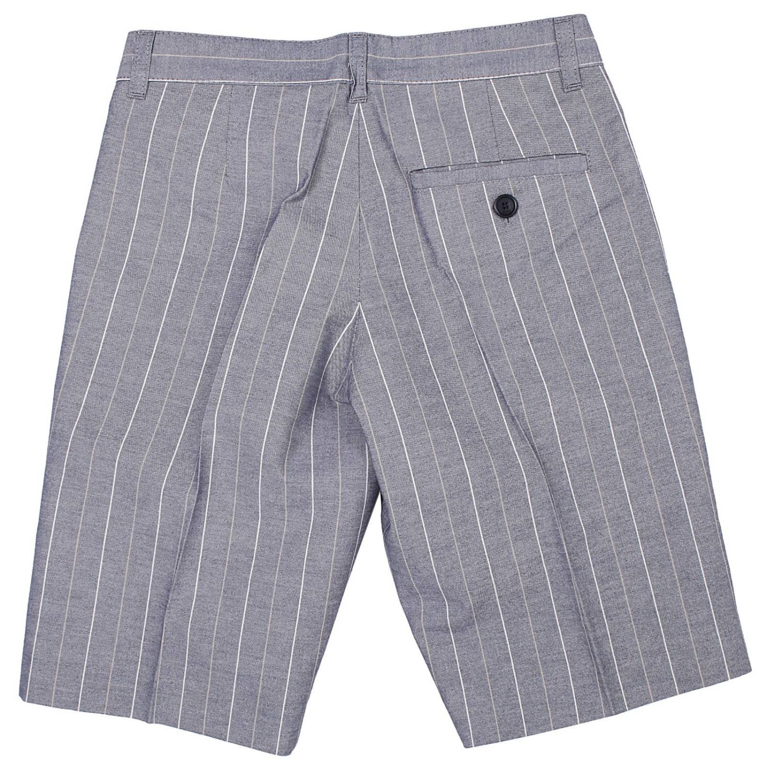 FENDI: SHORT PINSTRIPE | Pants Fendi Kids Grey | Pants Fendi jmf029 5ub ...