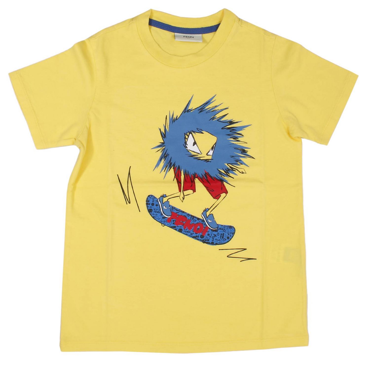 yellow fendi t shirt