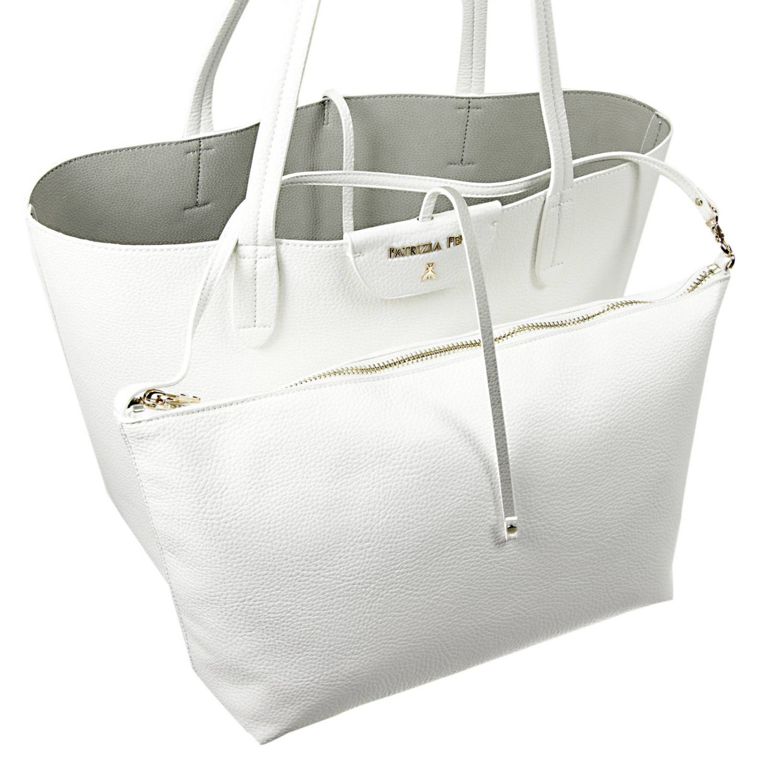 patrizia pepe white bag