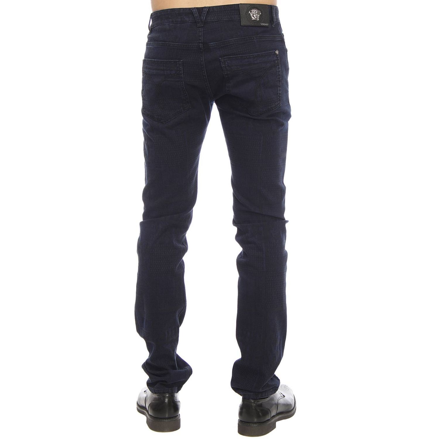 versace man blue jeans