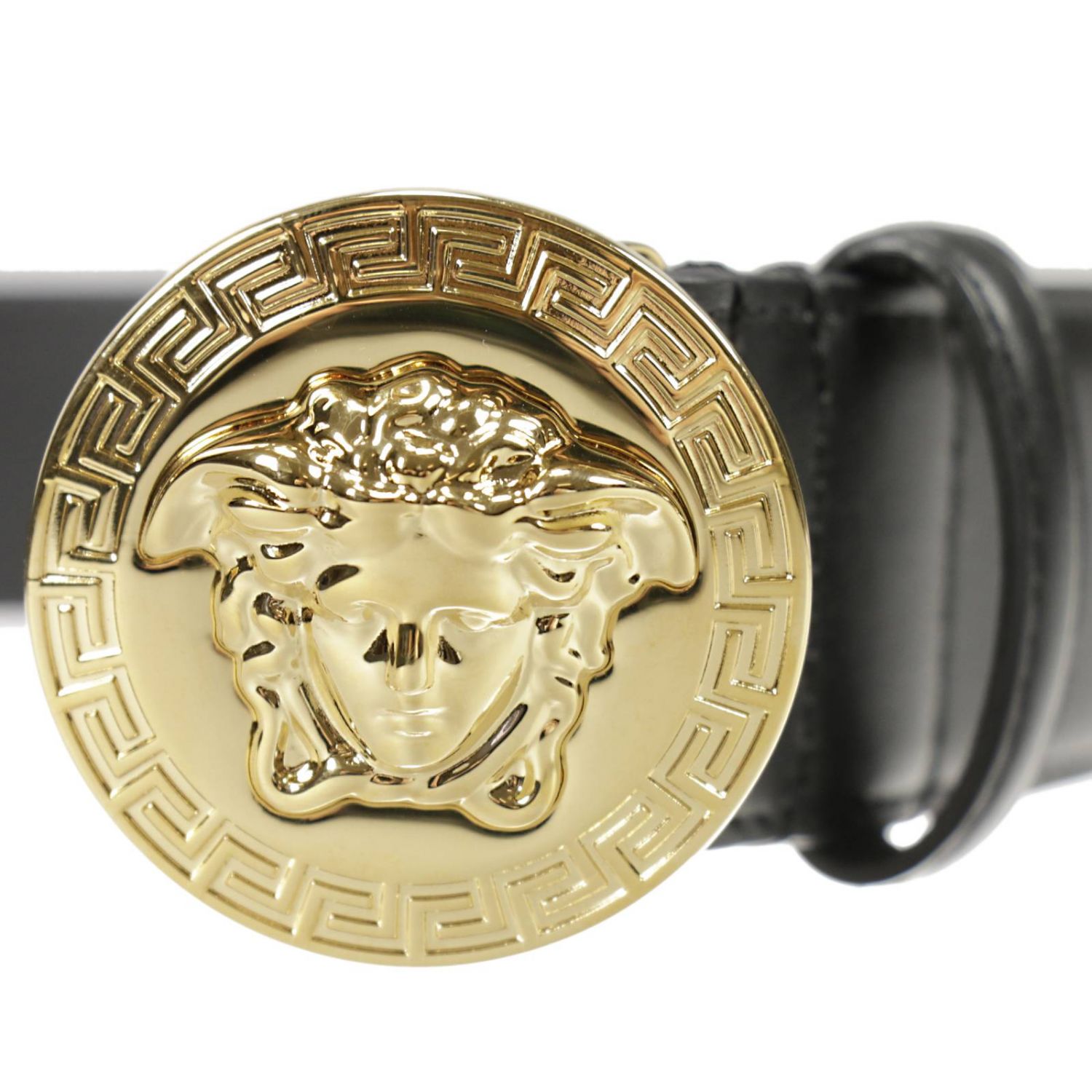 VERSACE Belt Versace Men Black Belt Versace dcu4806 dvtp1 Giglio EN