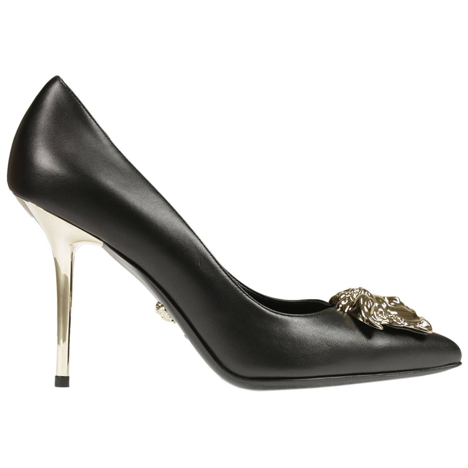 High Heel Shoes Versace Women Black 