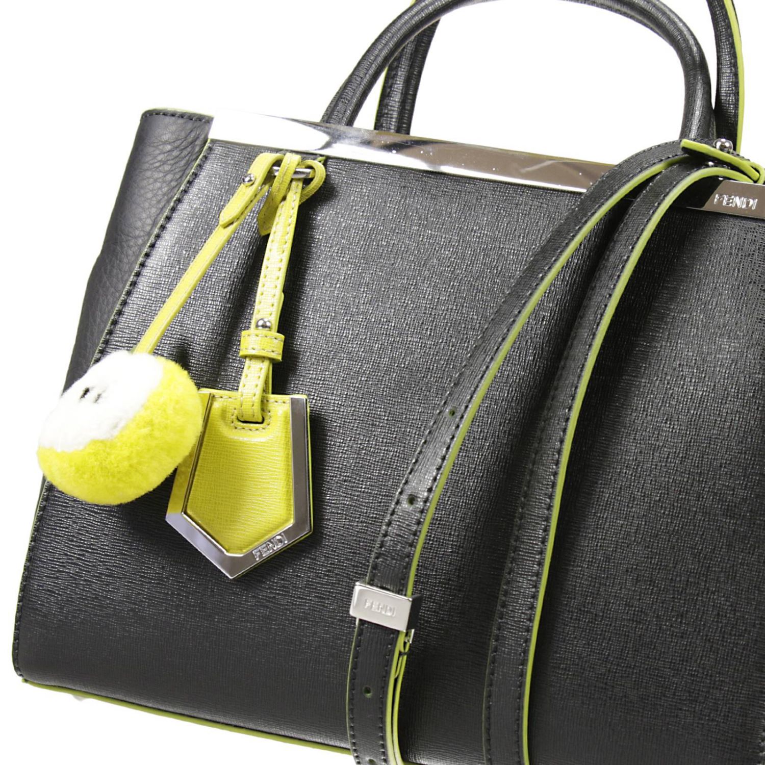 Fendi Outlet Shoulder Bag Fendi Women Black Shoulder Bag Fendi