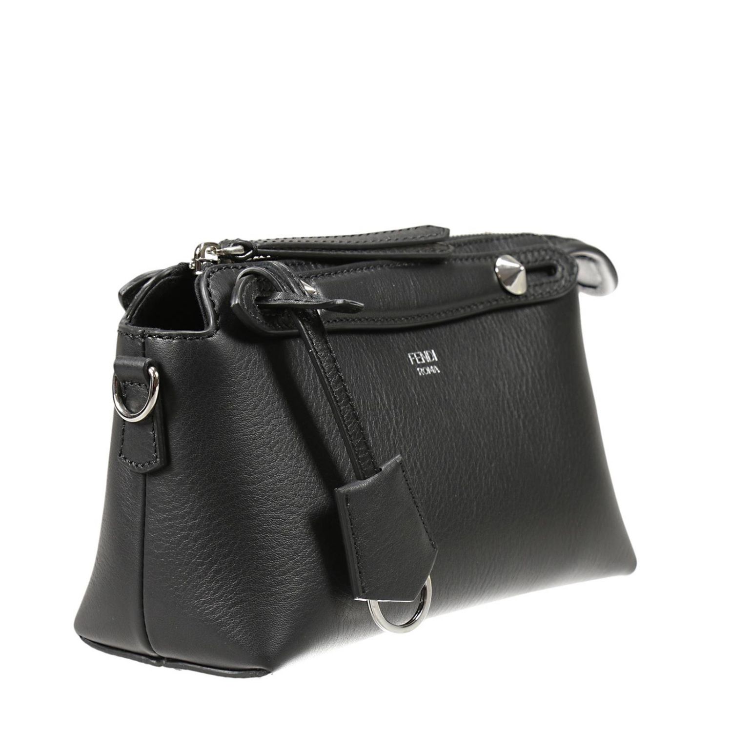 Fendi Outlet Shoulder Bag Fendi Women Black Shoulder Bag Fendi