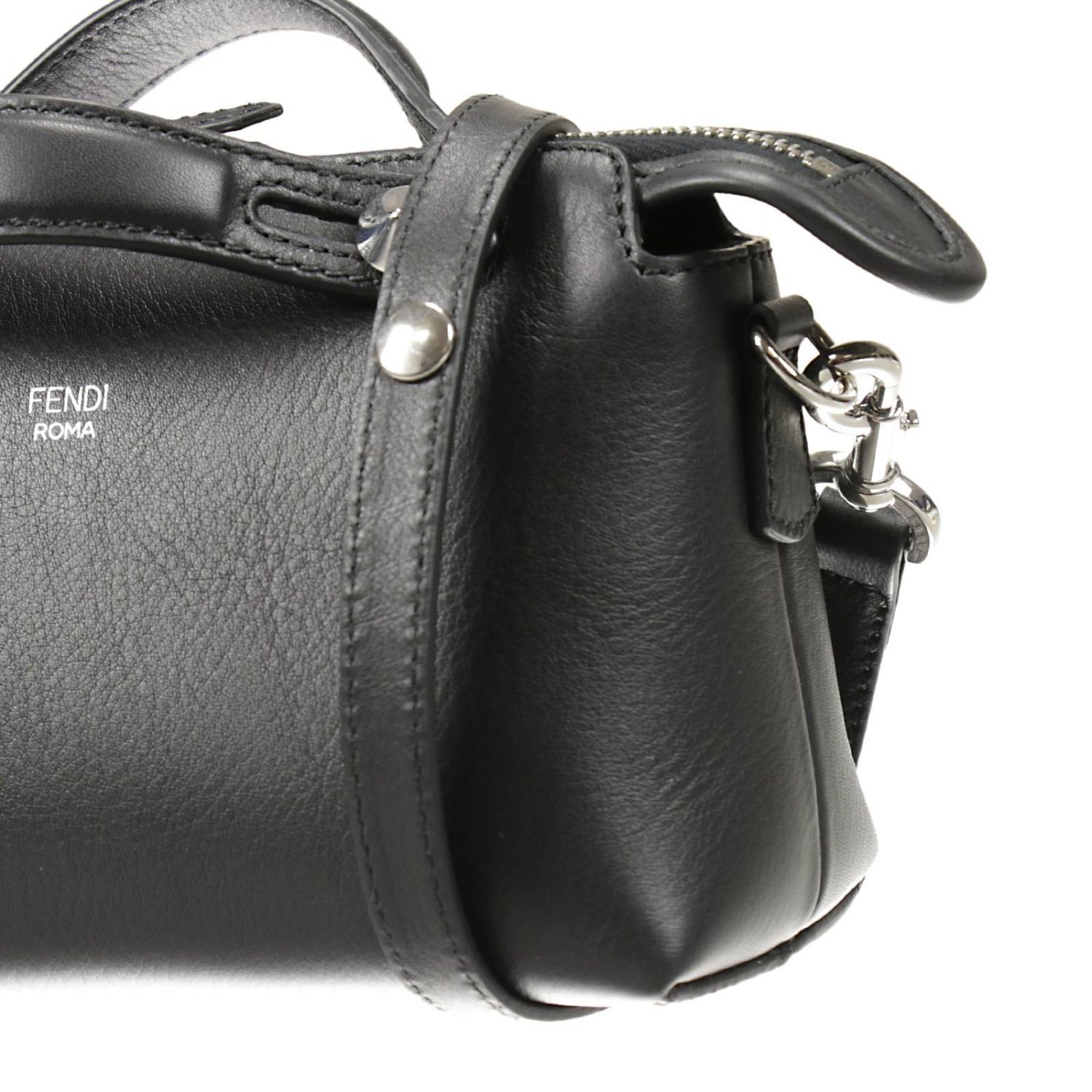 Fendi Outlet Shoulder Bag Fendi Women Black Shoulder Bag Fendi