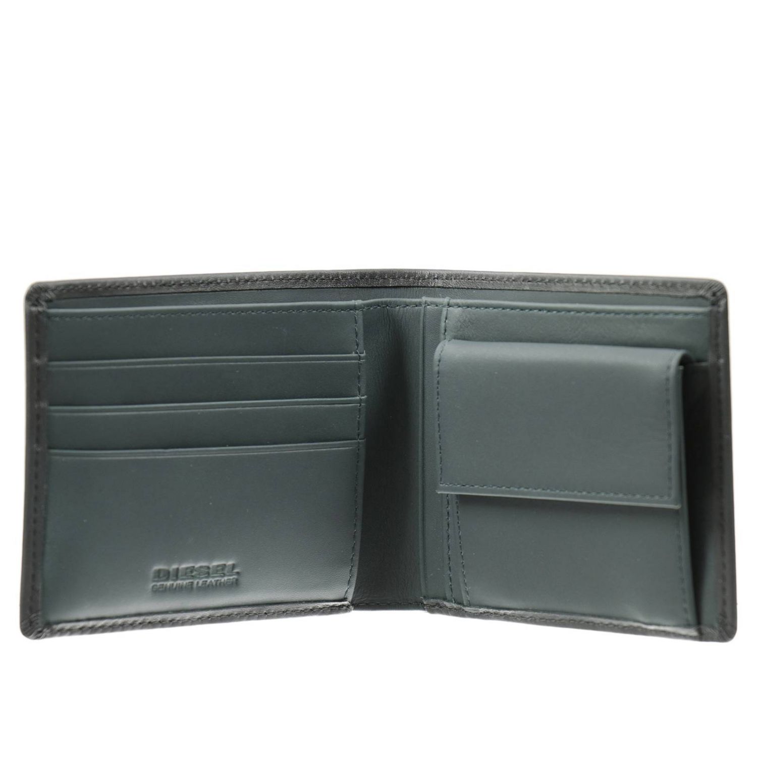 mens diesel wallet with coin pocket