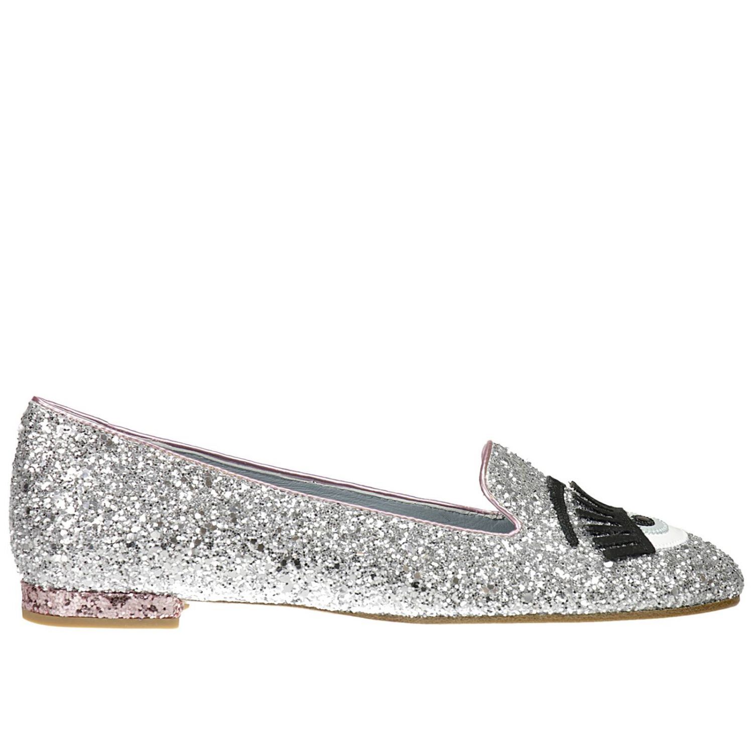 Chiara Ferragni Outlet: | Flat Shoes Chiara Ferragni Women Pink | Flat ...