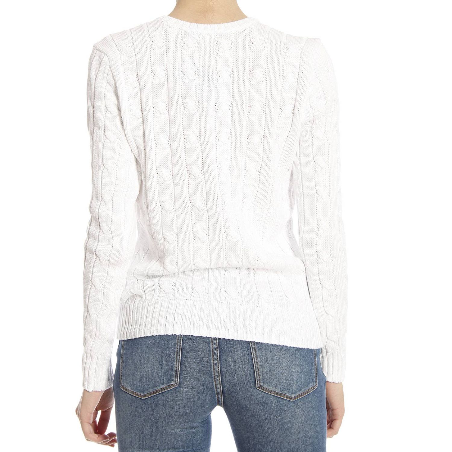 pull ralph lauren femme blanc