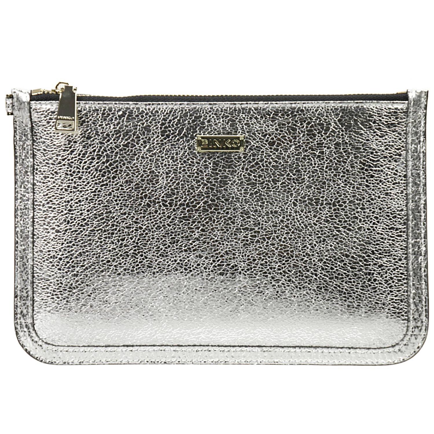 PATRIZIA PEPE Pochette con tracolla color argento - Borse Last Minute