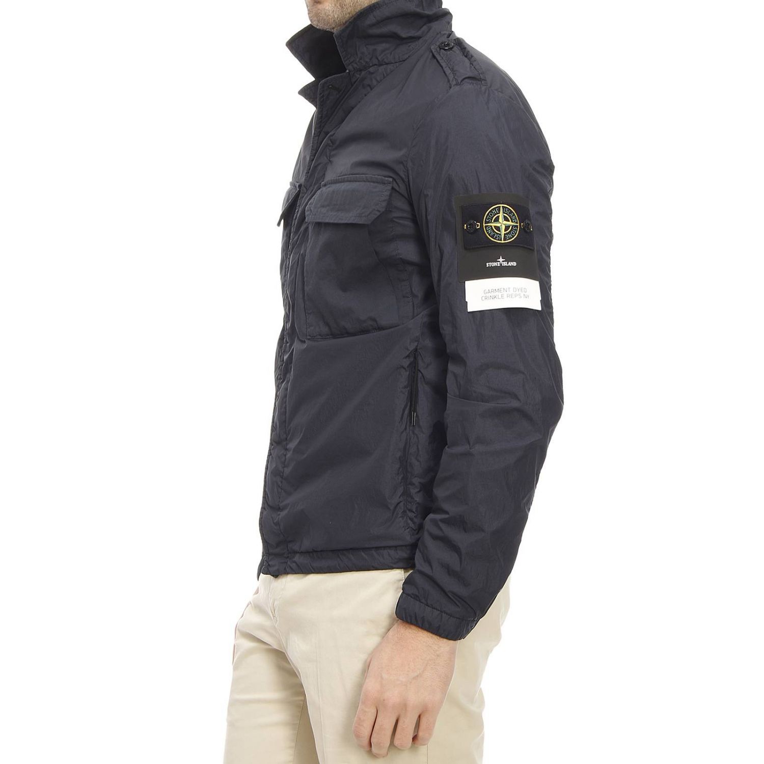 stone island charcoal jacket