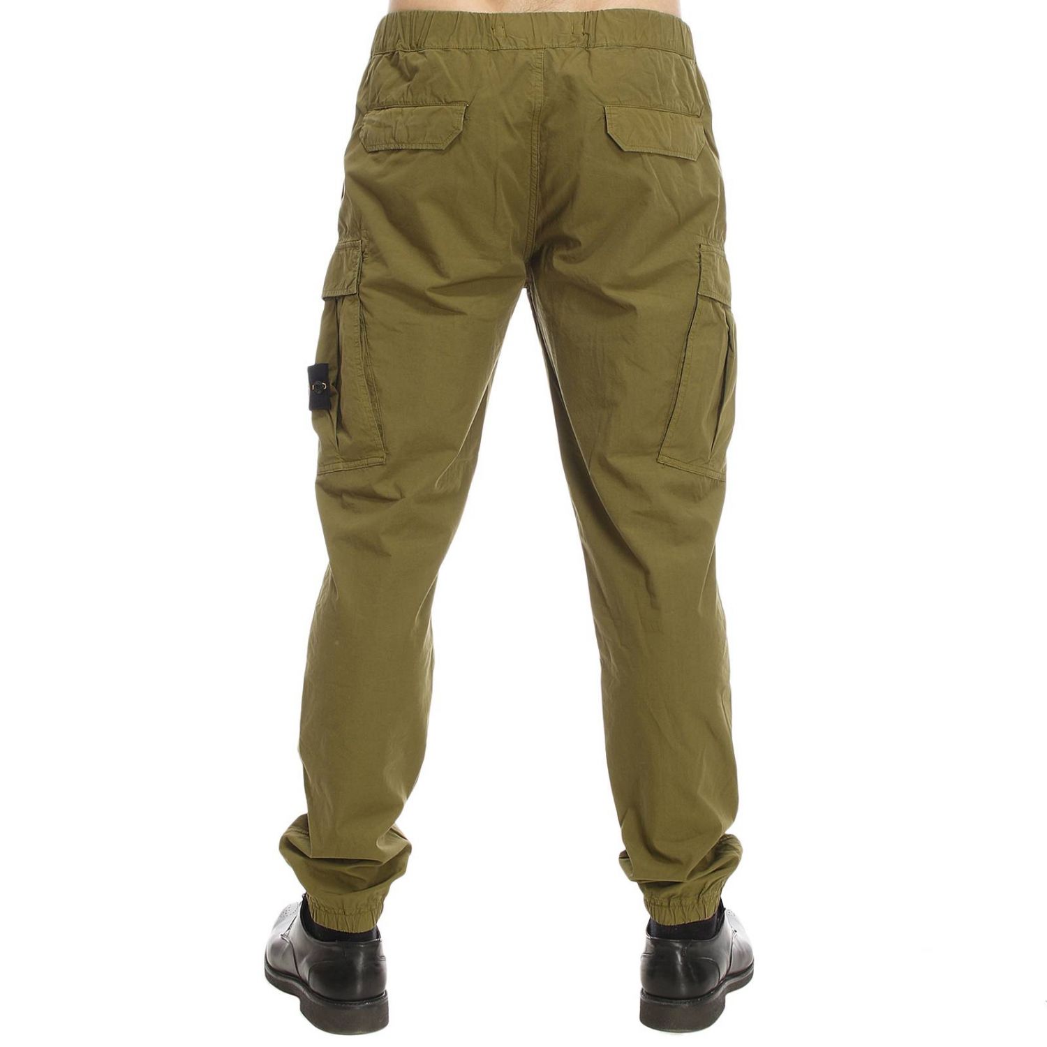 stone island olive pants