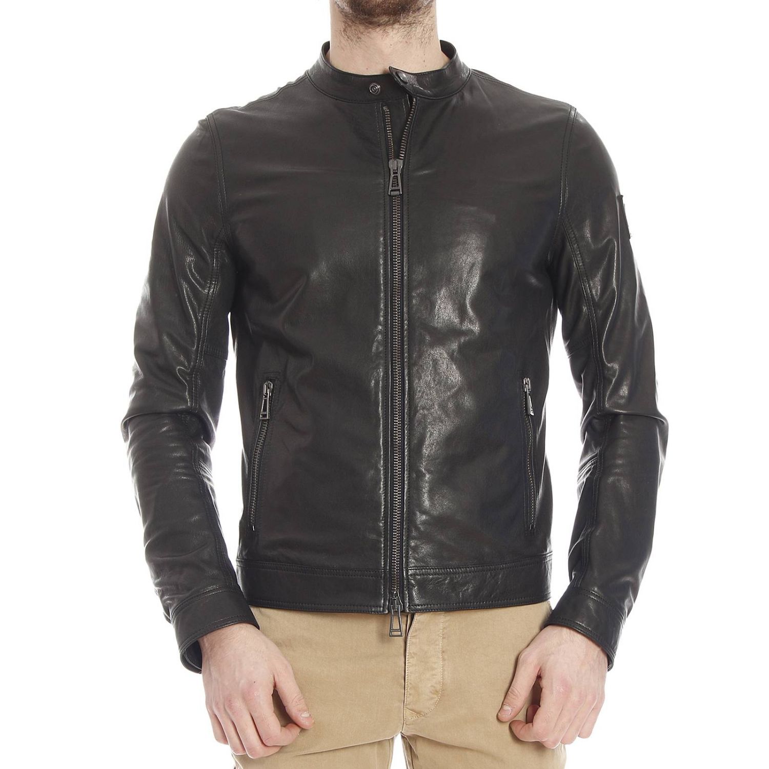 Belstaff Outlet: | Jacket Belstaff Men Black | Jacket Belstaff 71020280 ...