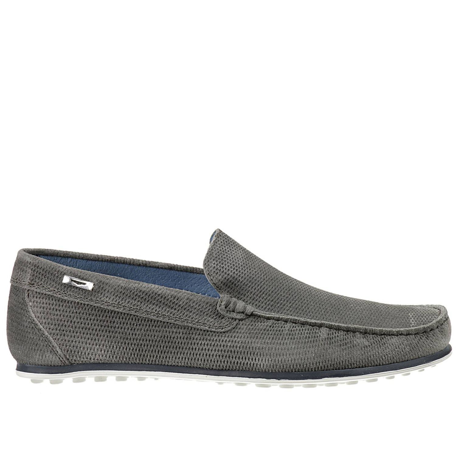 Alberto Guardiani Drive Outlet: STROMBOLI MOCASSINO CAMOSCIO - Grigio | Mocassini  Alberto Guardiani Drive 72691 arb GIGLIO.COM