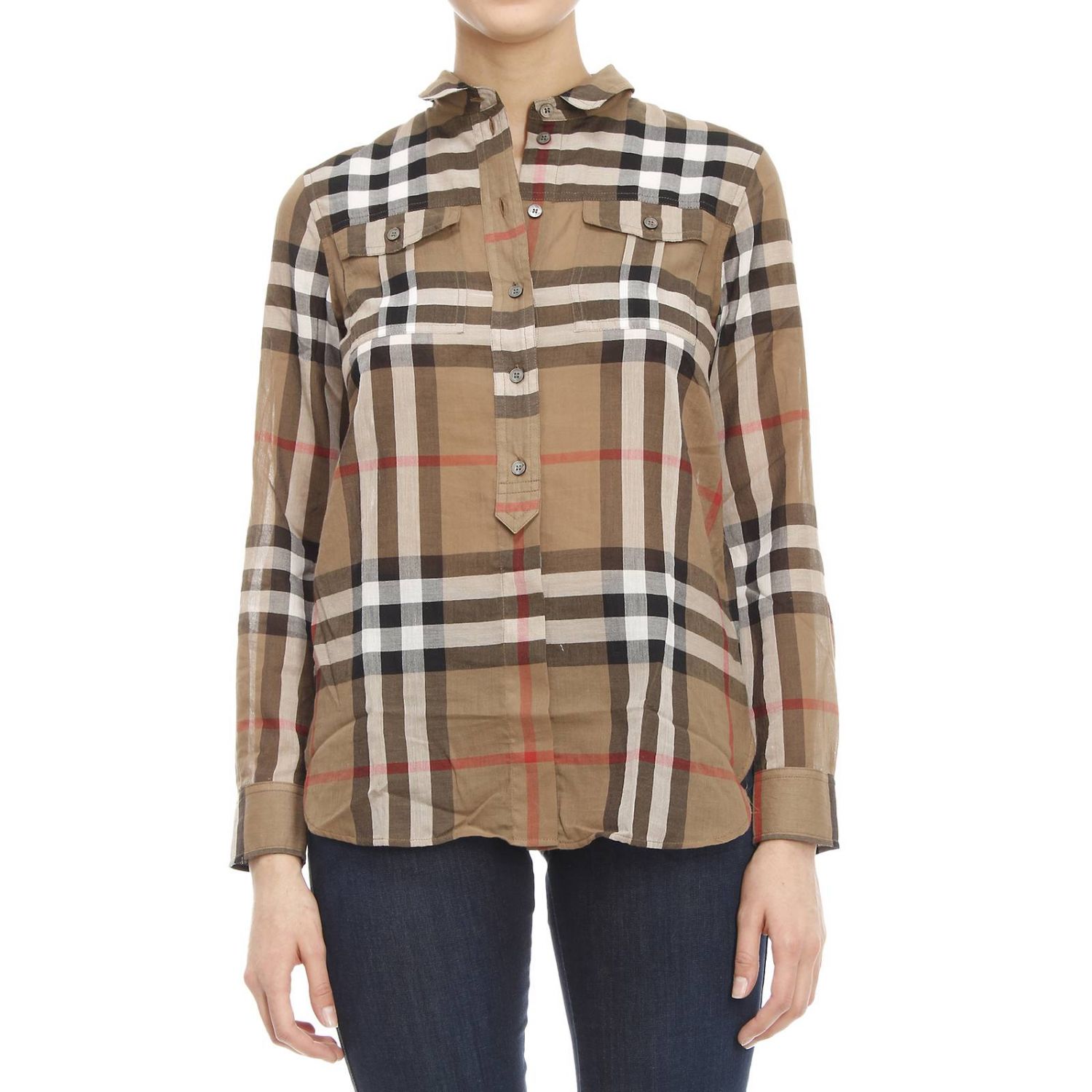 blusas de burberry de mujer