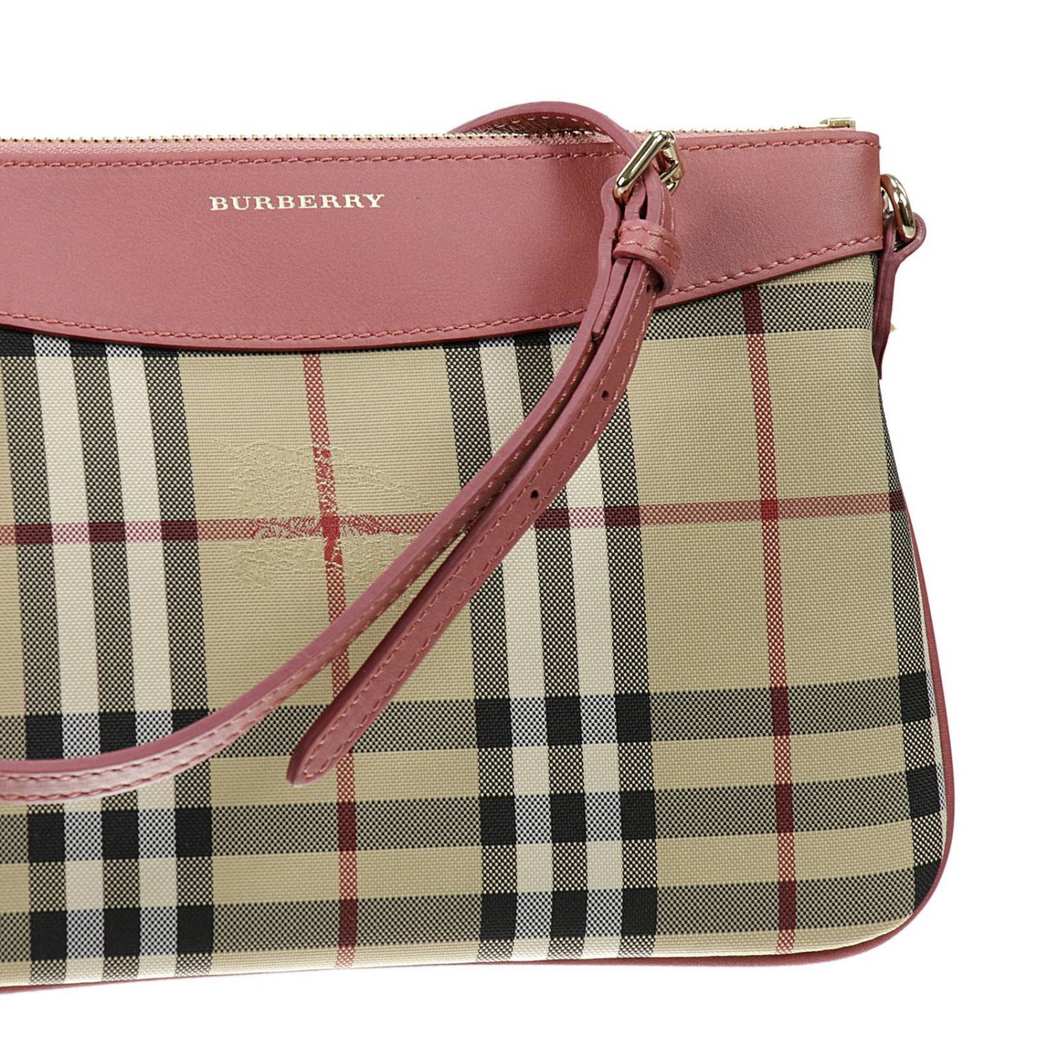 borsa burberry rosa