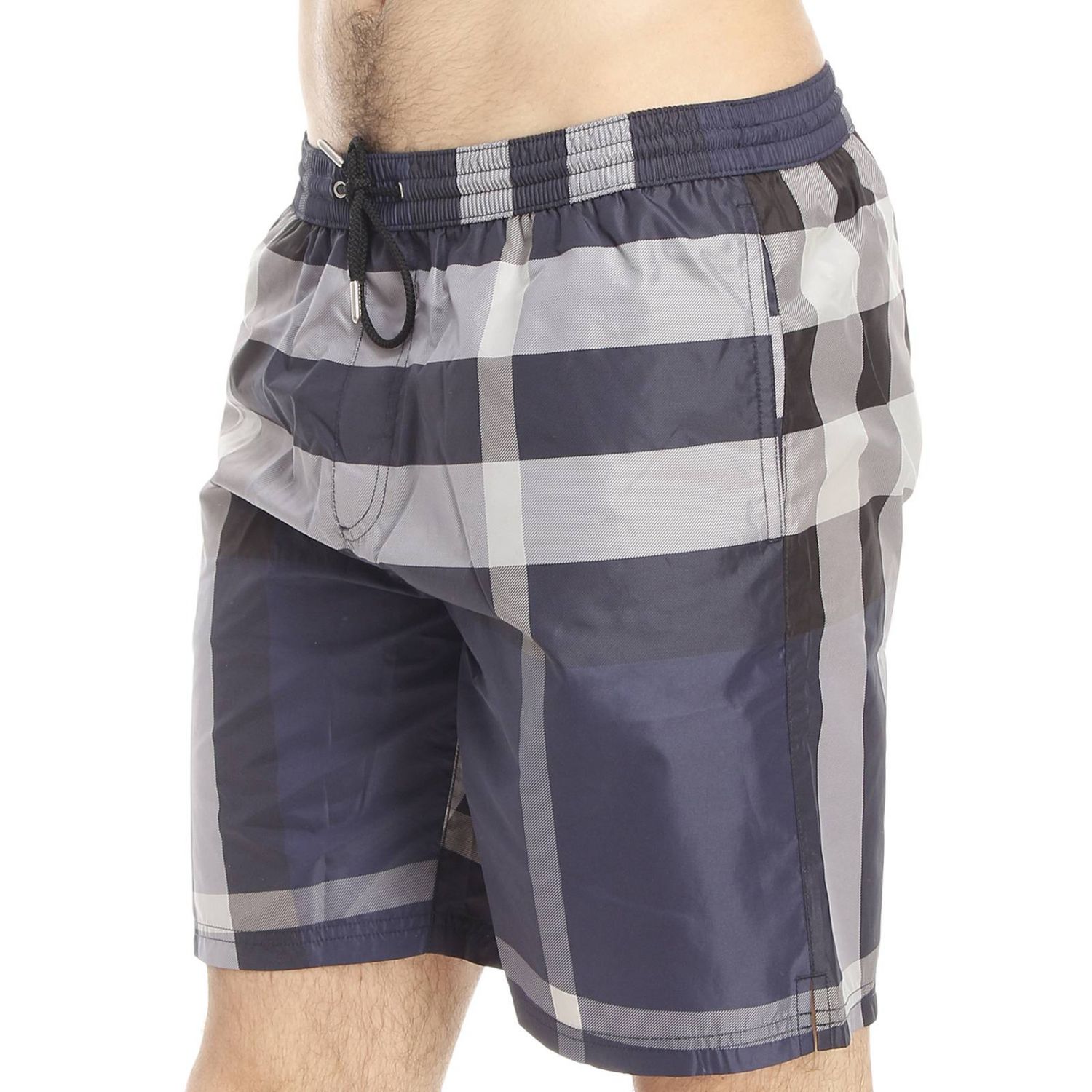 Burberry Outlet: Traje de baño Hombre Brit - Azul Oscuro | Bañador Burberry  gowers absmk GIGLIO.COM