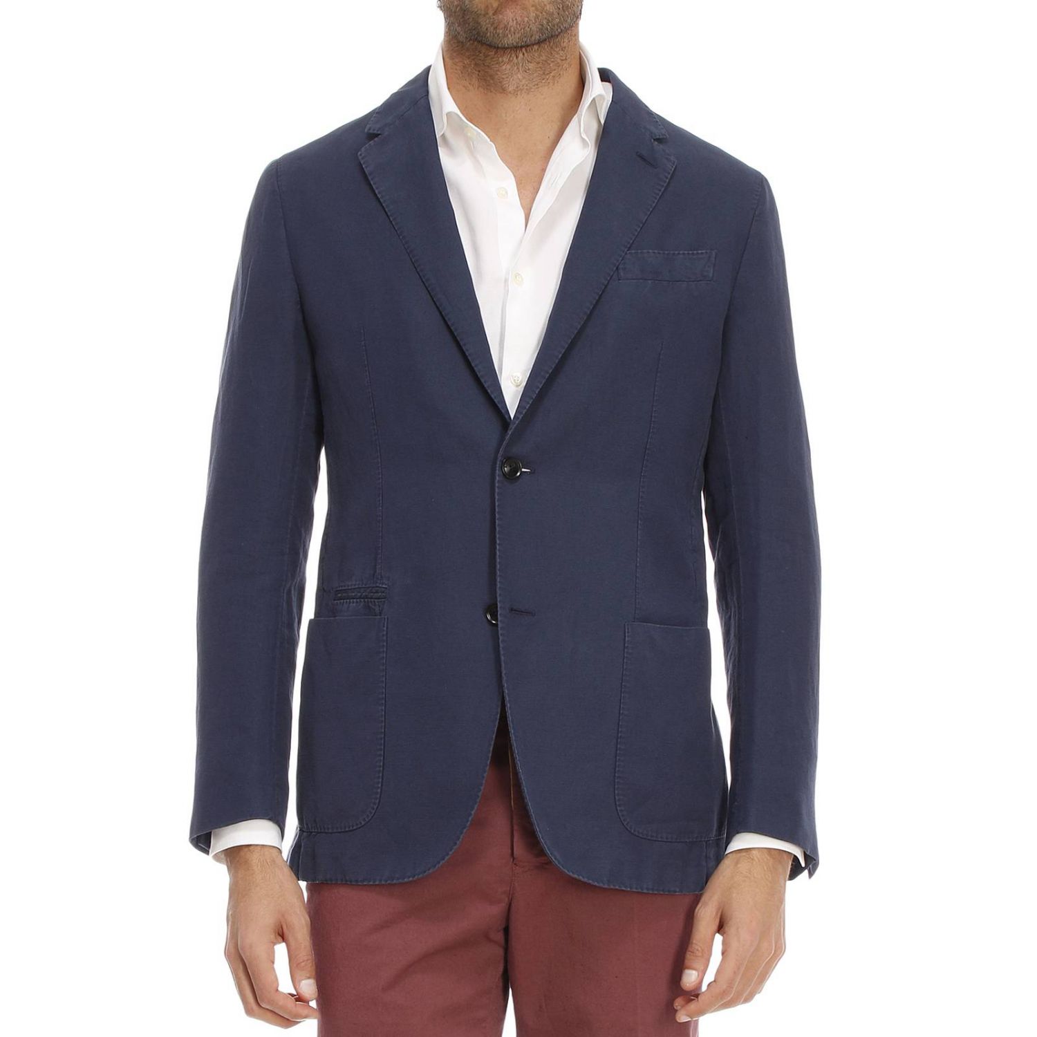 Ermenegildo Zegna Outlet: | Blazer Ermenegildo Zegna Men Blue | Blazer ...