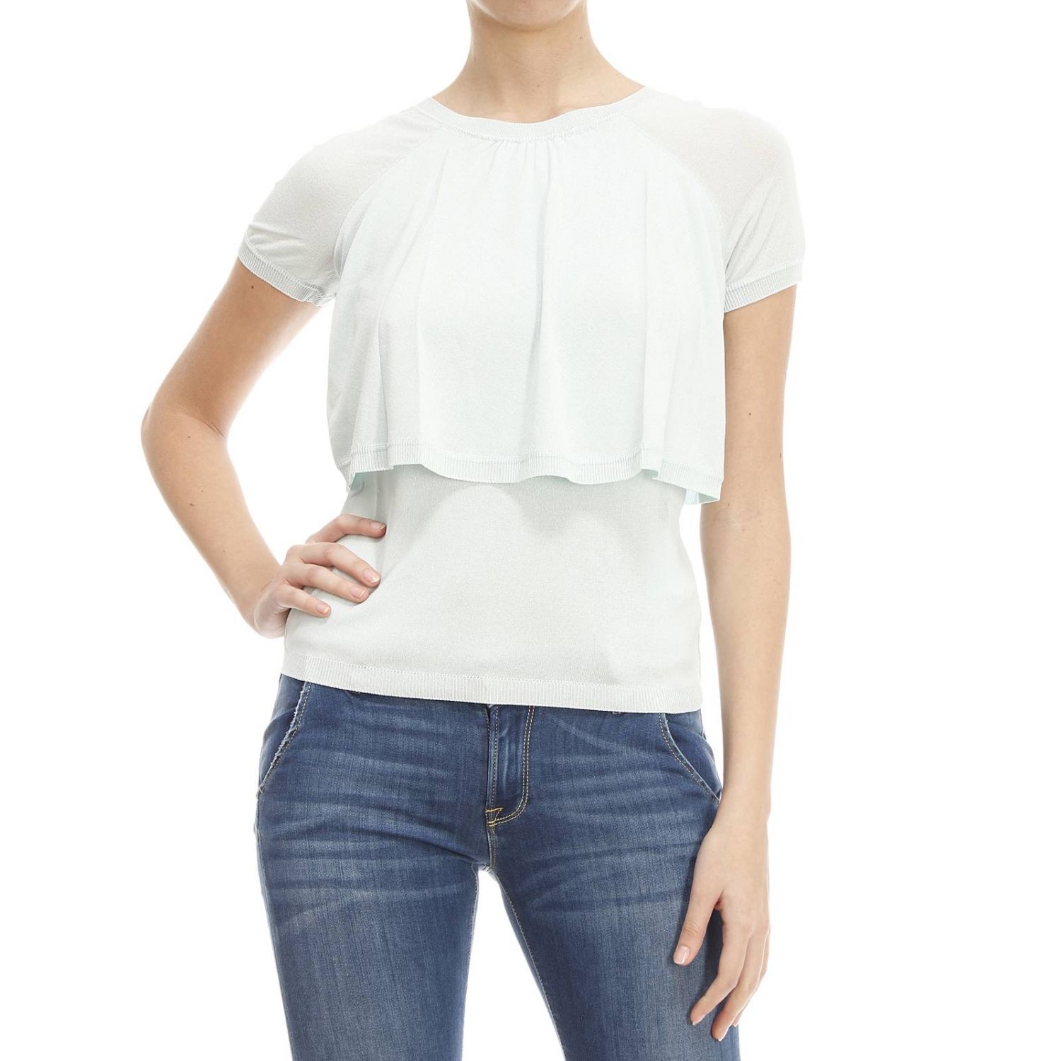 Genny Outlet: - Verde | Maglia Genny b4anb834 57024 GIGLIO.COM