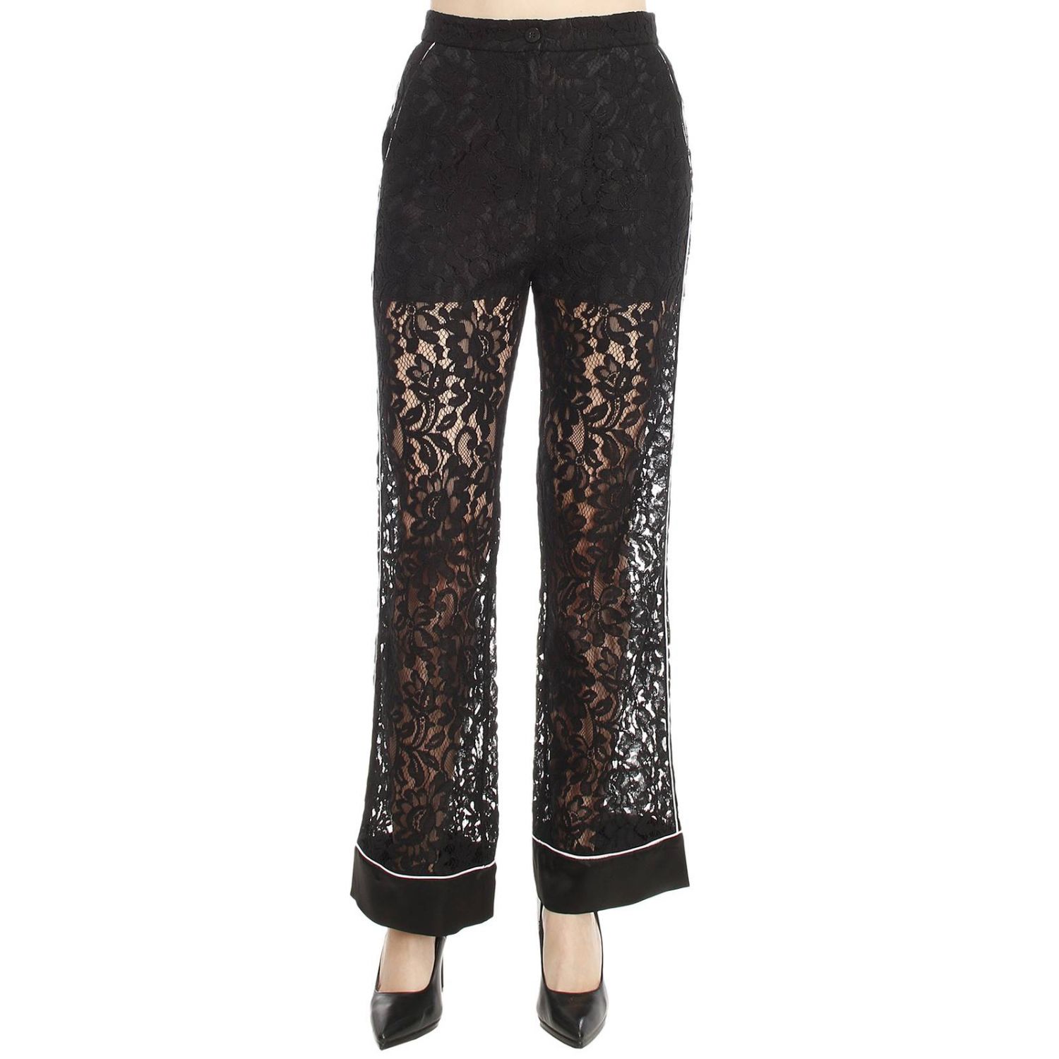 Pinko Outlet: LEONORE PIZZO - Nero | Pantalone Pinko 1w10r2 6025 leonore  GIGLIO.COM