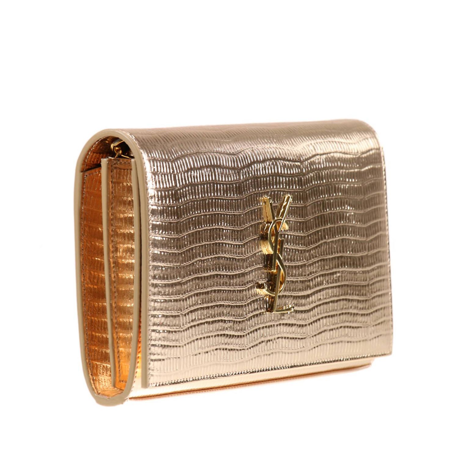 SAINT LAURENT Clutch woman Mini Bag Saint Laurent Women Gold Mini