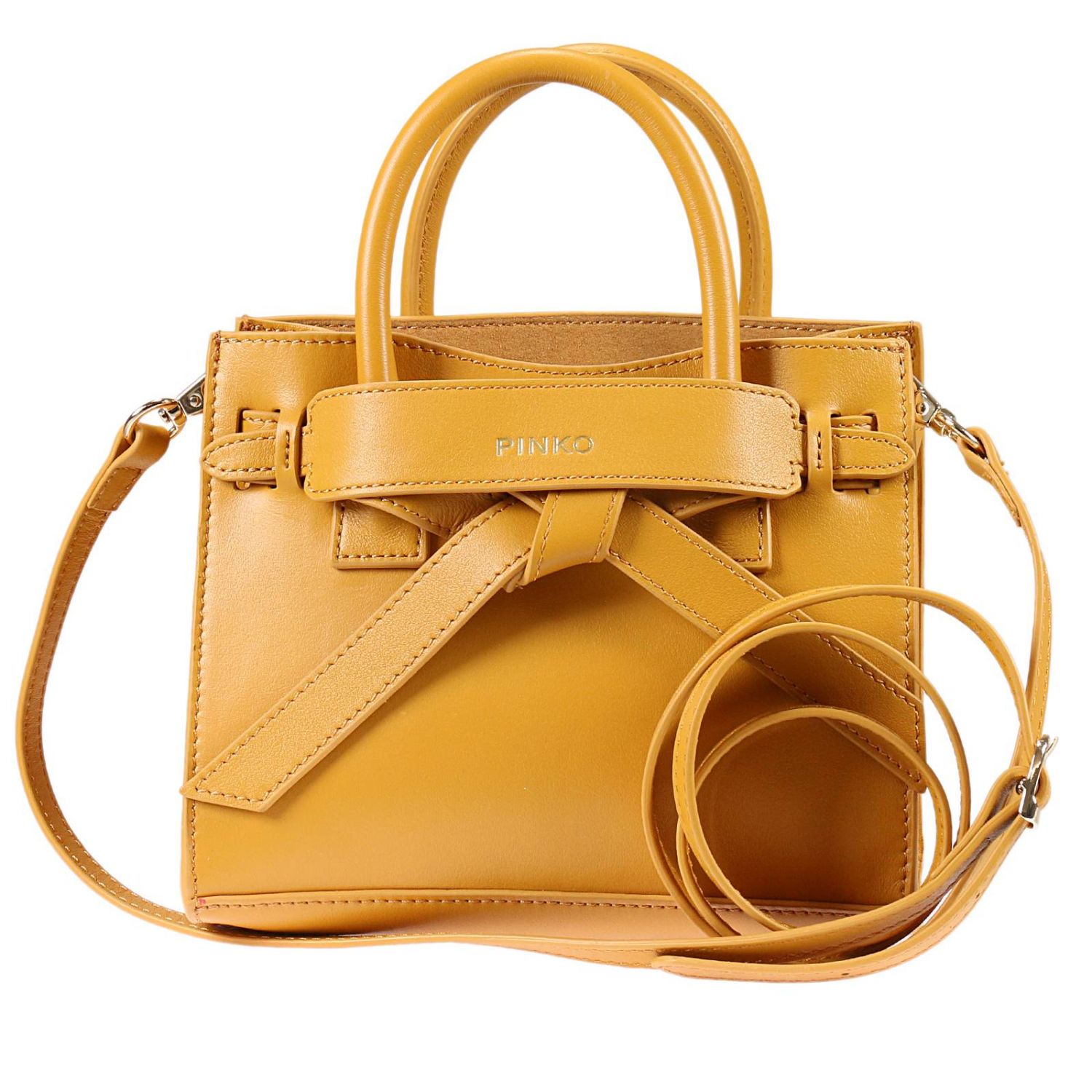 pinko yellow bag