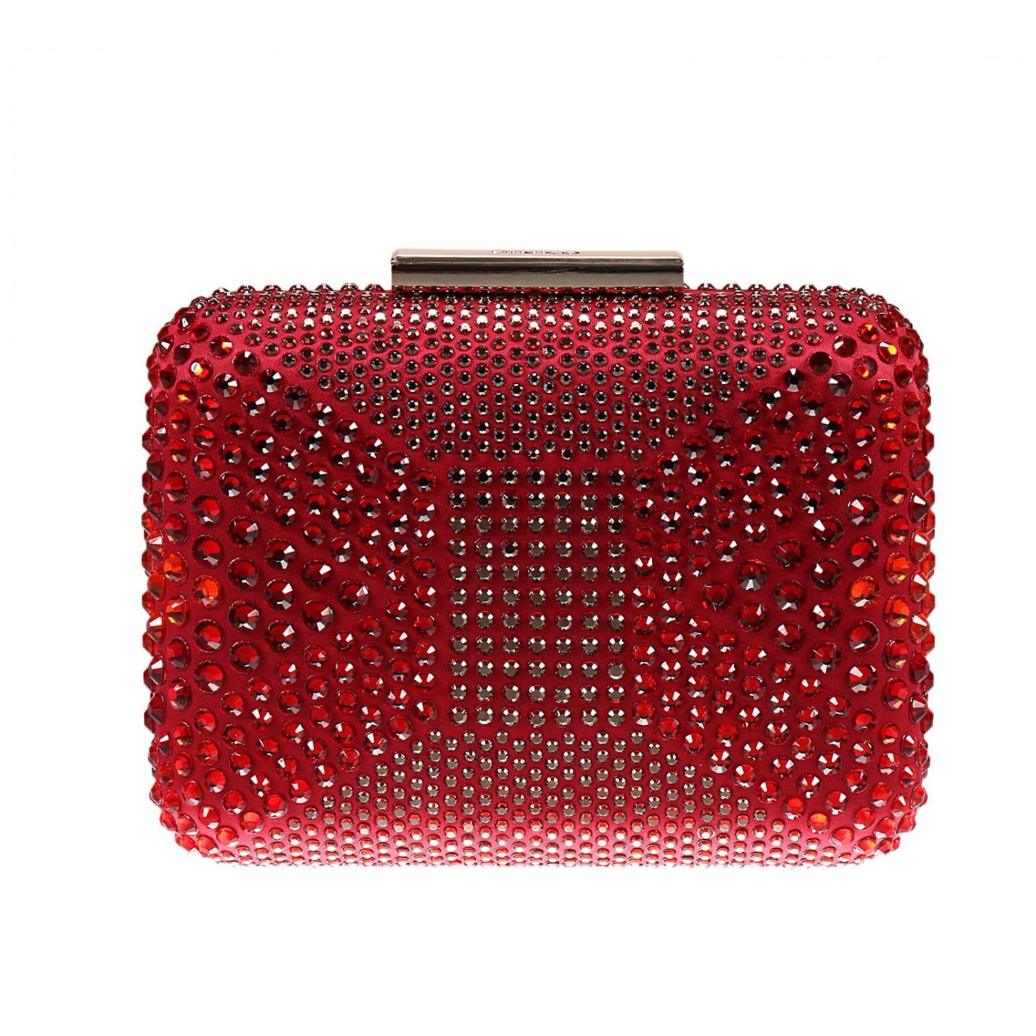 red rhinestone clutch
