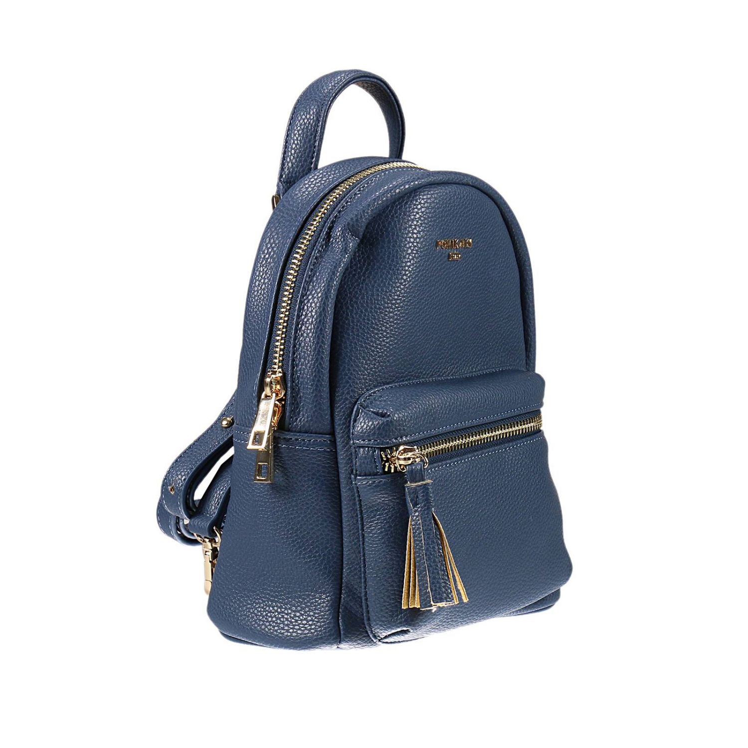 Pomikaki Outlet: Lucrezia zaino piccolo - Blue | Zaino Pomikaki LU03  GIGLIO.COM