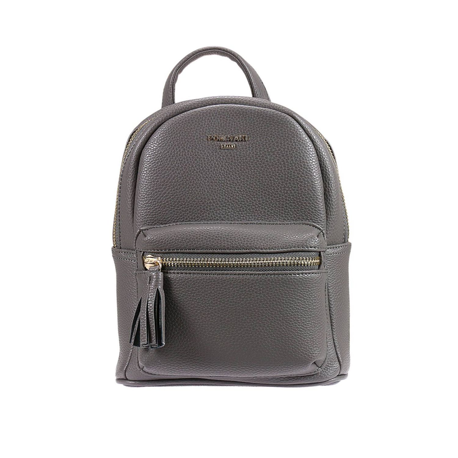 Pomikaki Outlet: Lucrezia zaino piccolo - Grigio | Zaino Pomikaki LU03  GIGLIO.COM