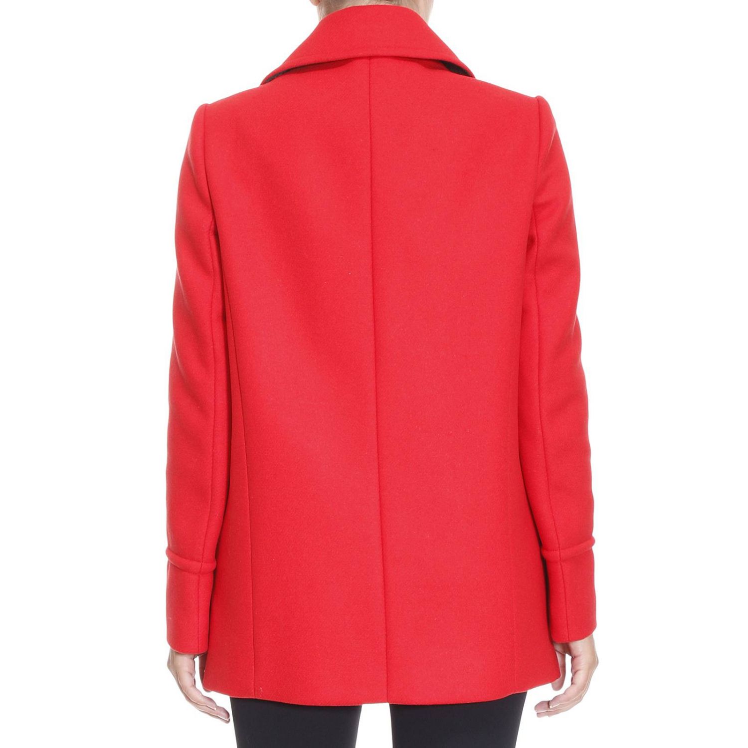 moschino red coat