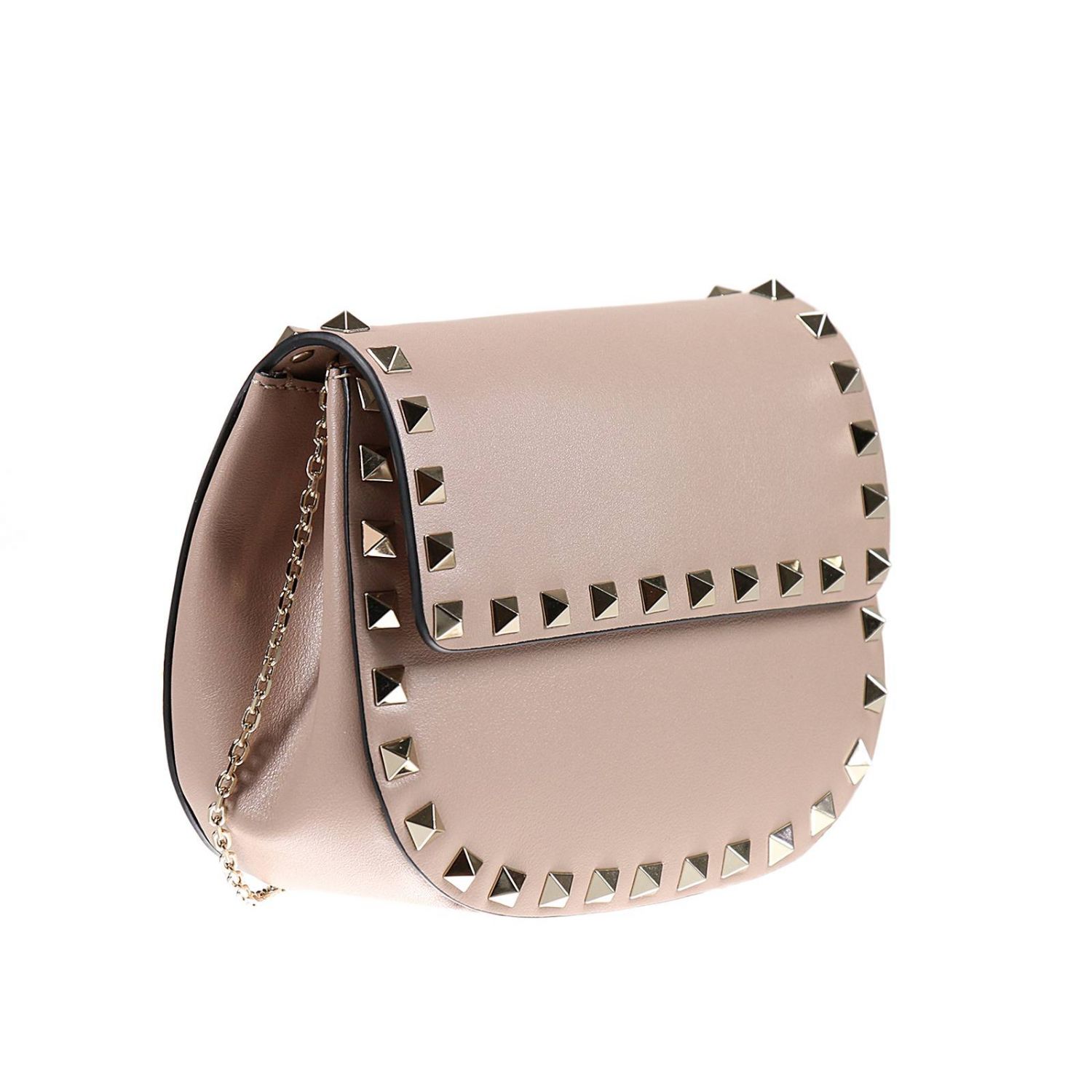 valentino rockstud saddle bag