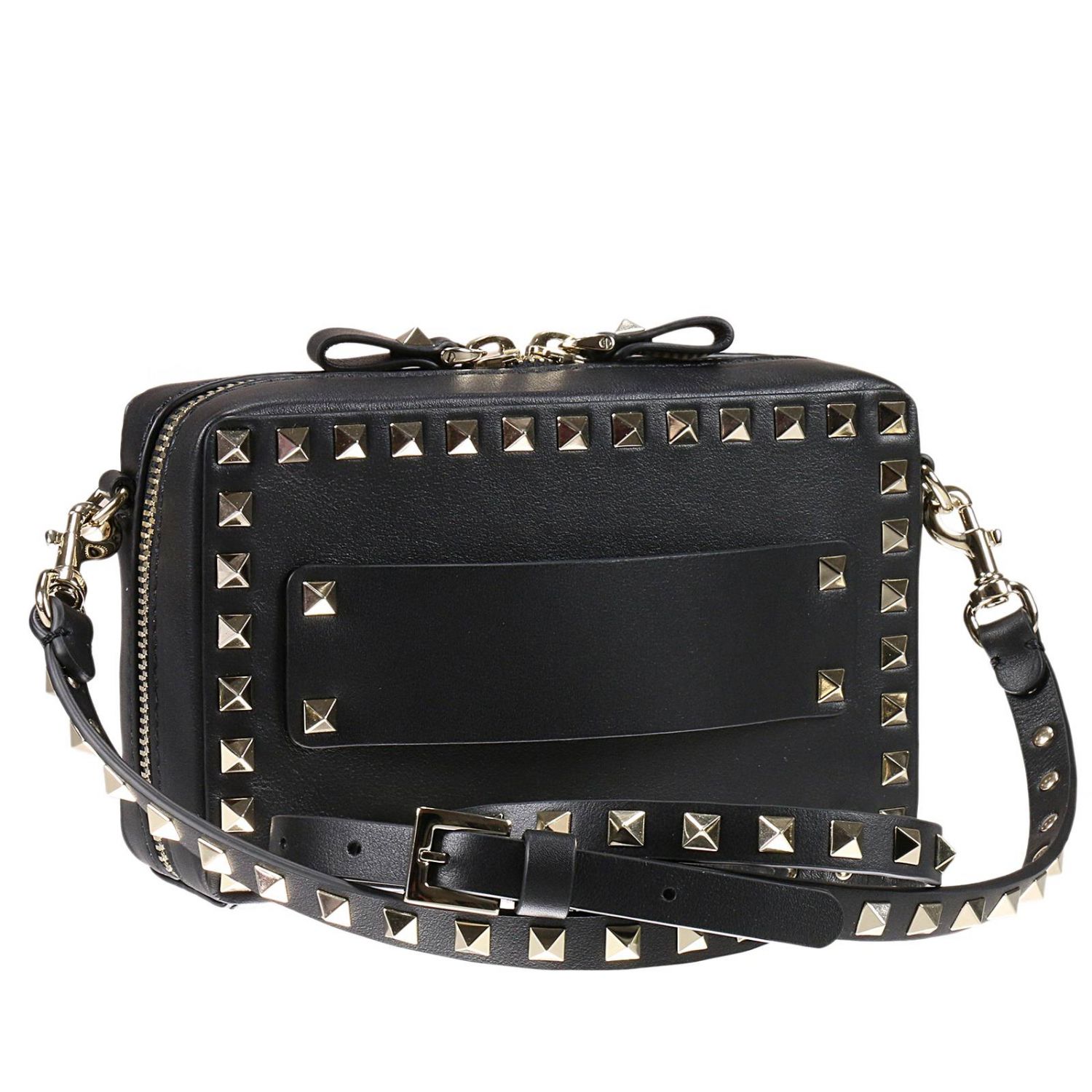 rockstud mini pouch with strap