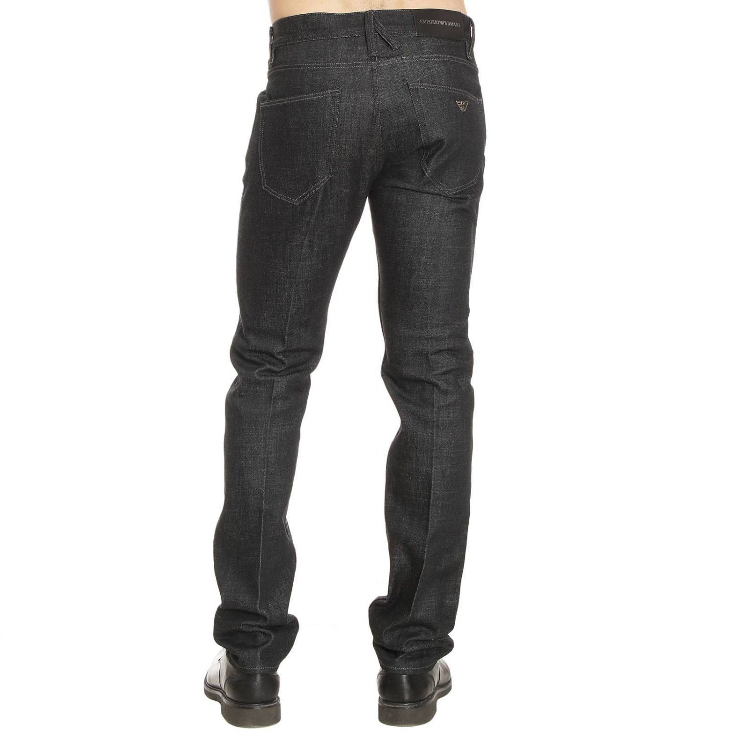 mens black jeans armani