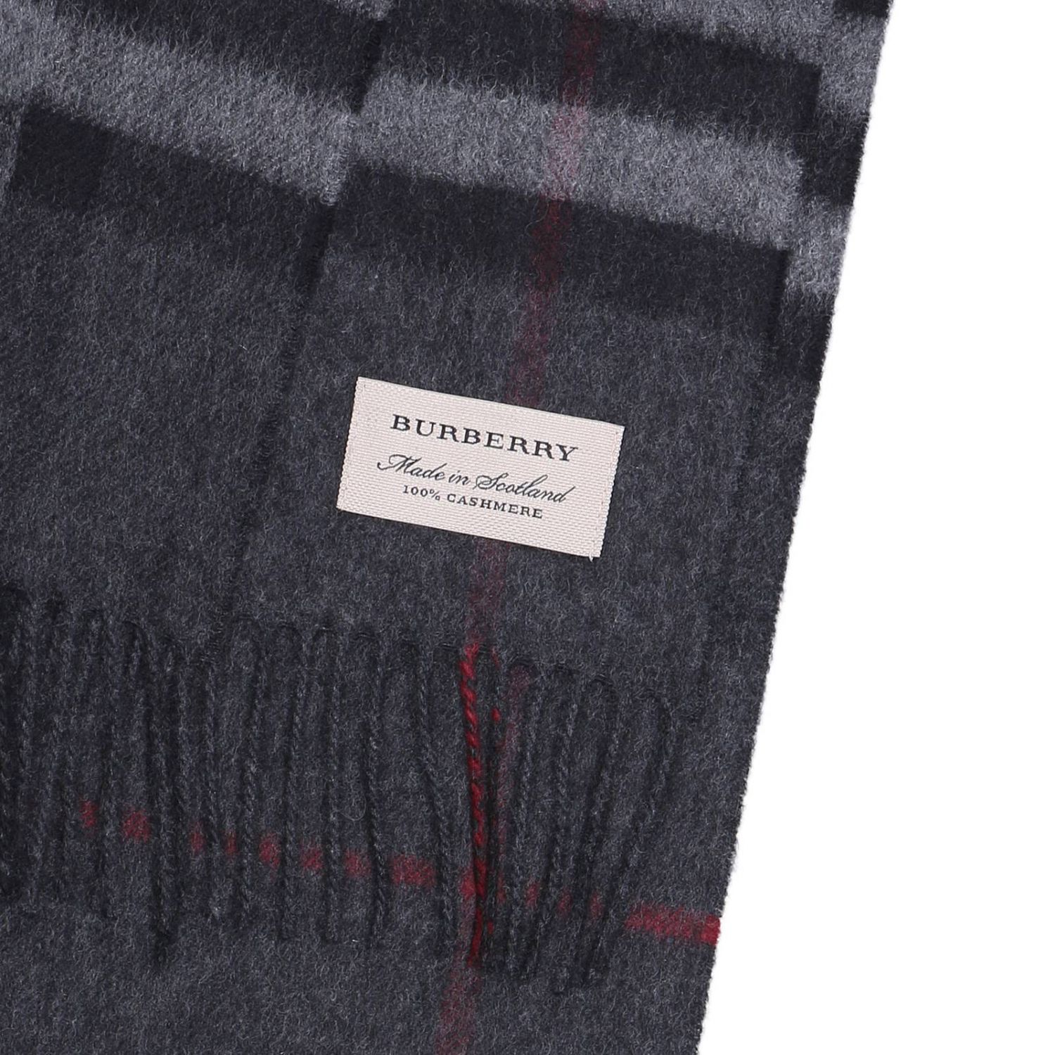 burberry scarf charcoal