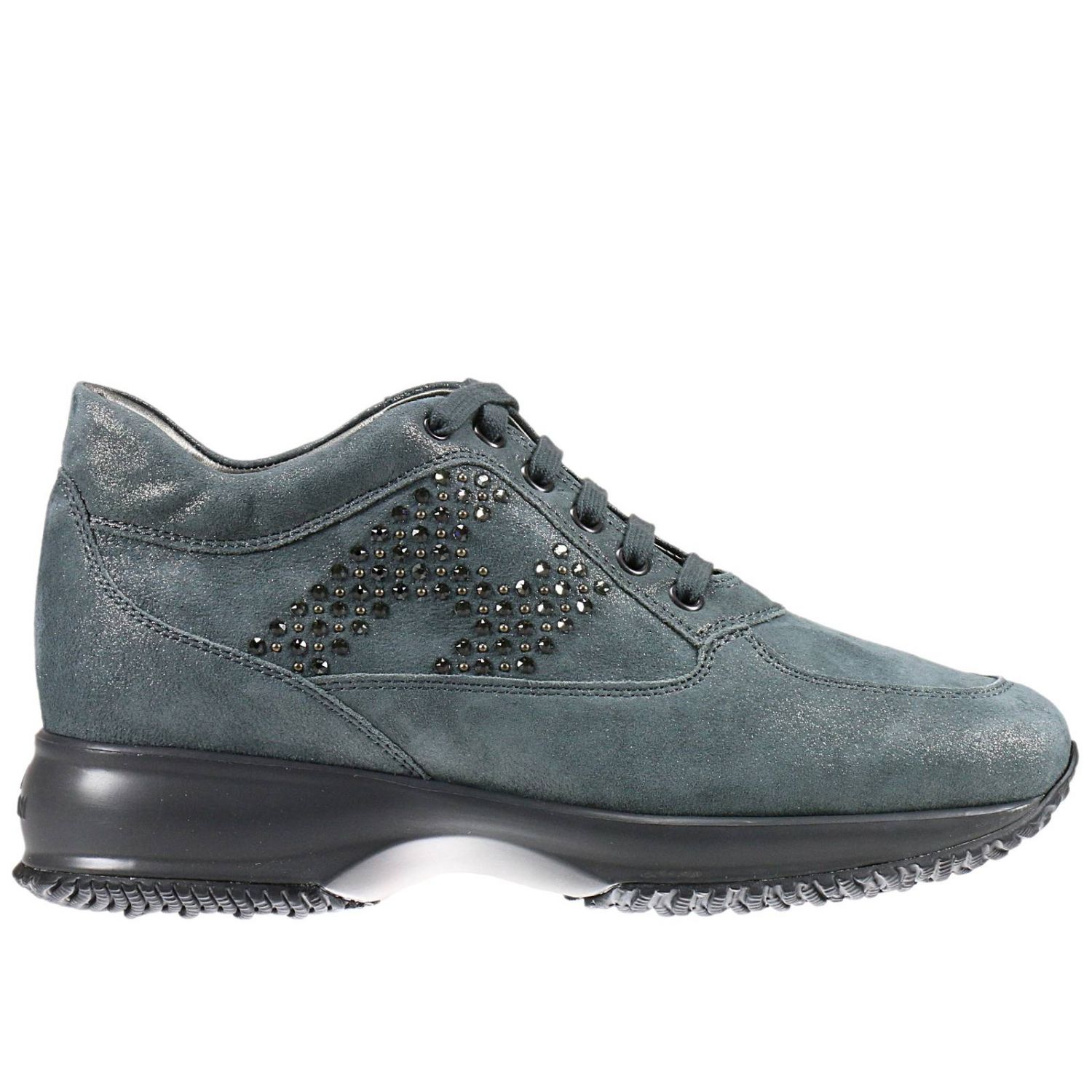 hogan interactive grigie con strass