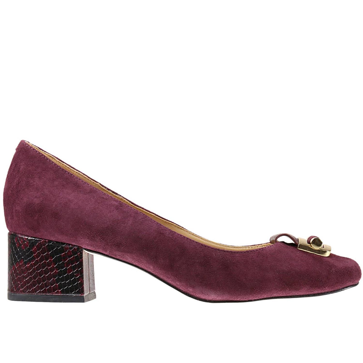 michael kors burgundy shoes