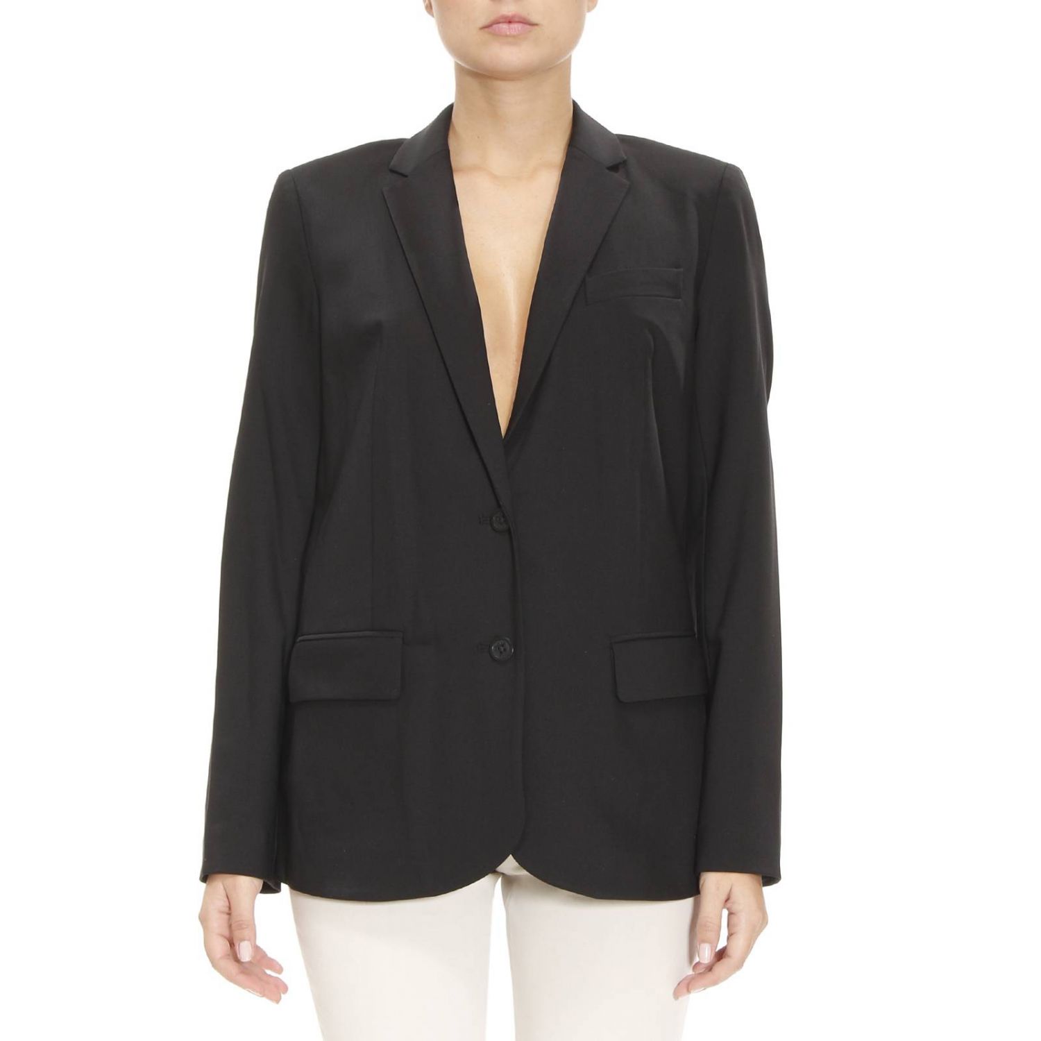 michael kors women's black blazer