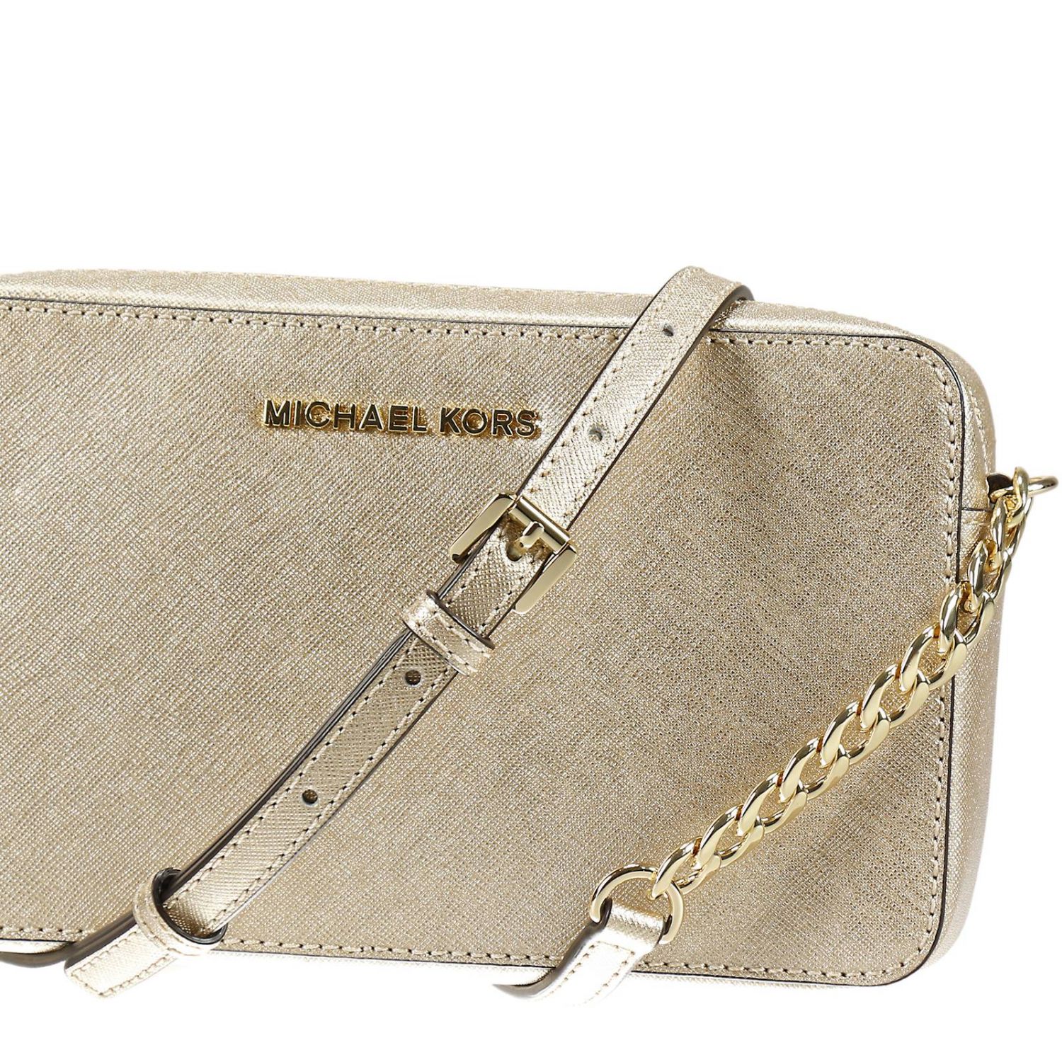 michael kors gold clutch bag