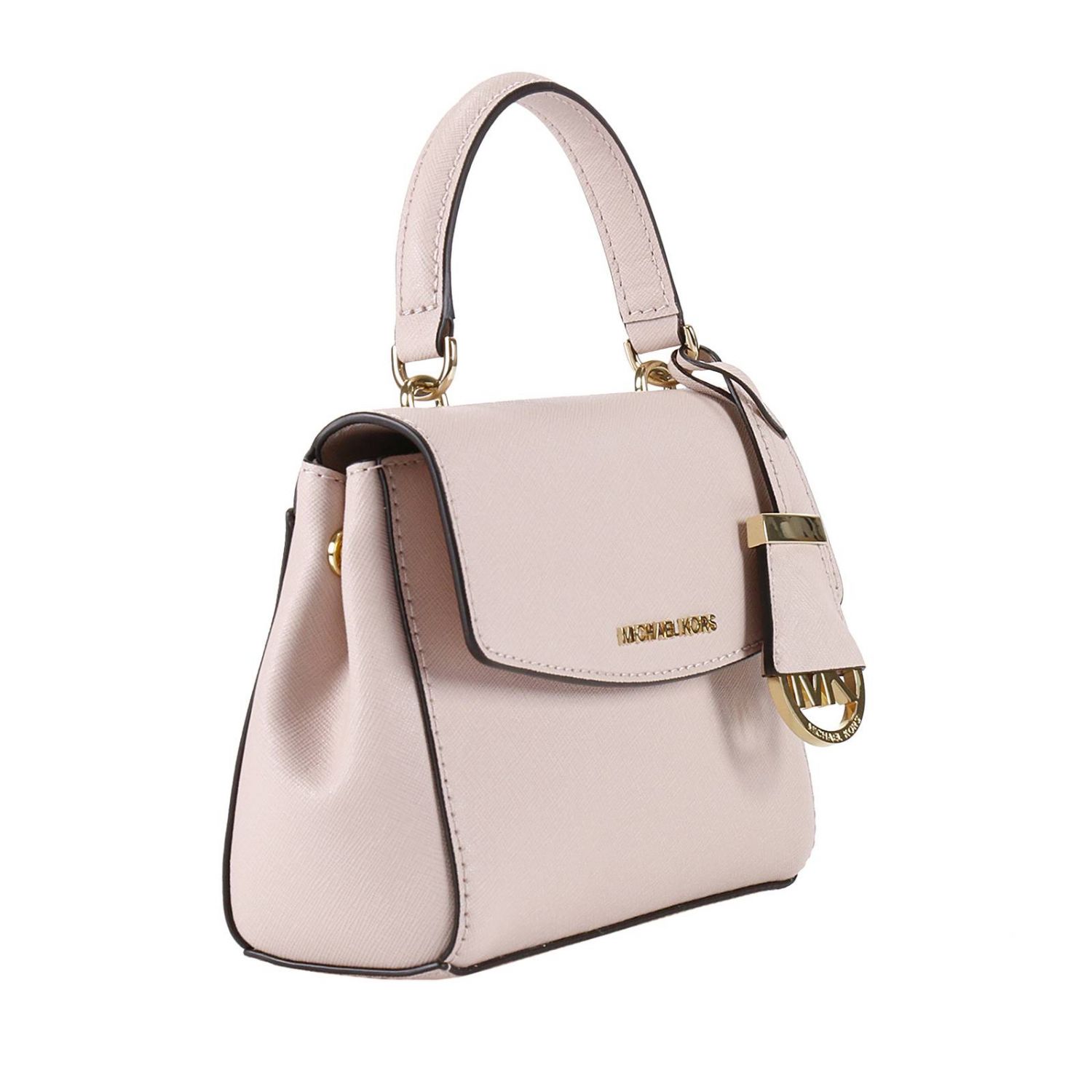 Michael Michael Kors Outlet: Ava small bag in saffiano leather with ...