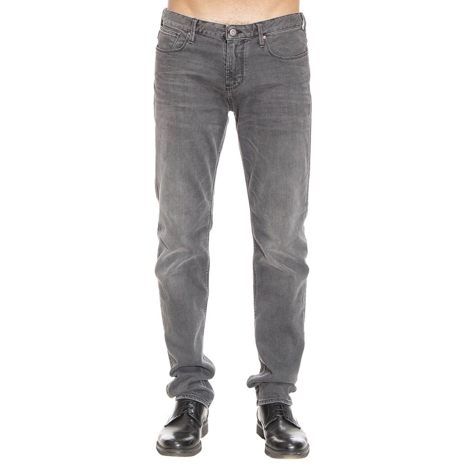 grey jeans armani