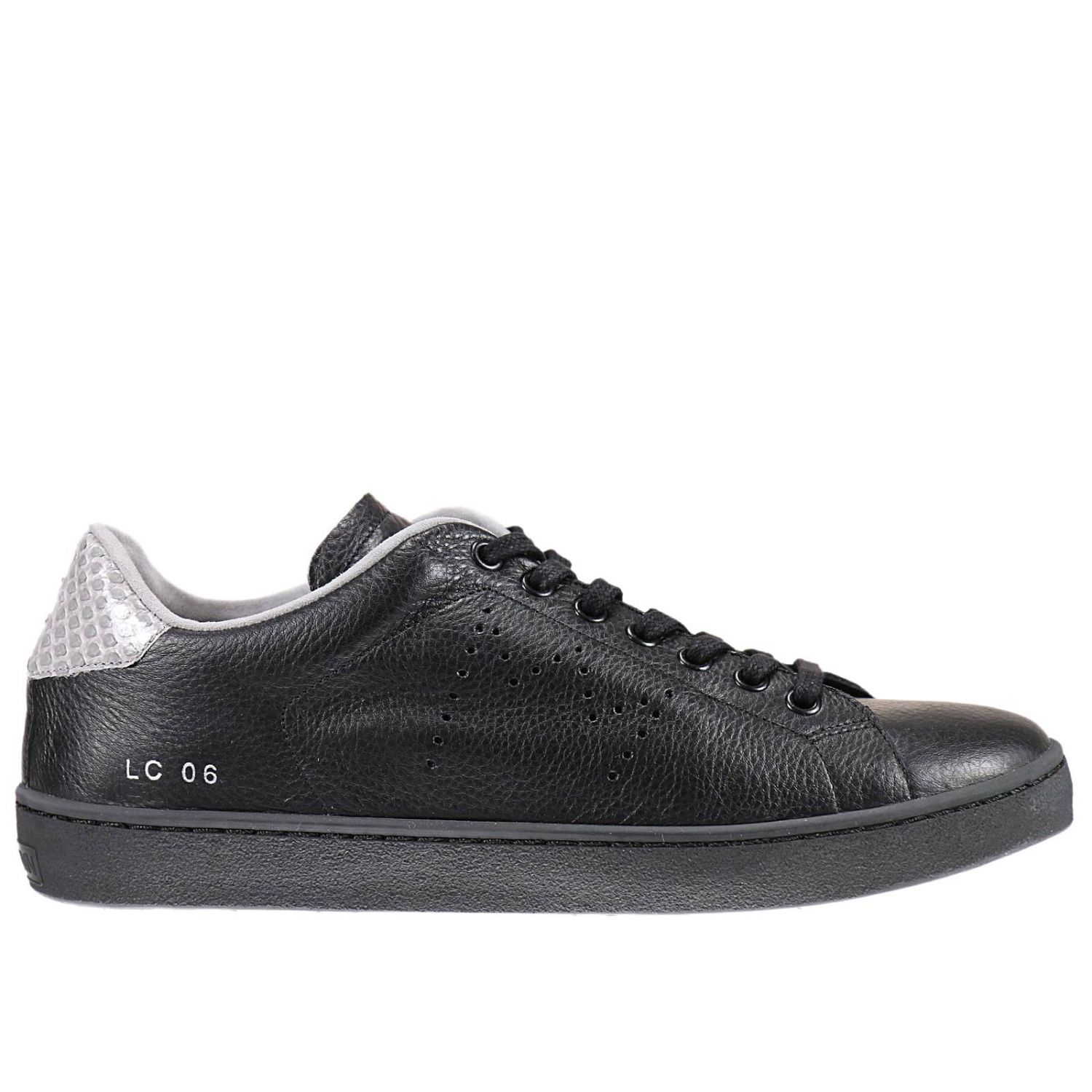 Leather Crown Outlet: Shoes man | Sneakers Leather Crown Men Black ...