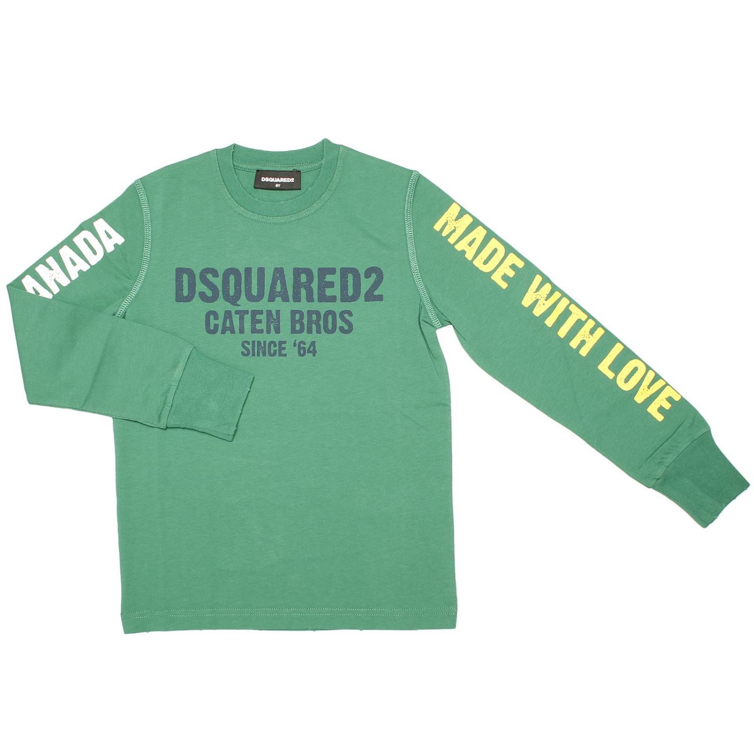 tee shirt dsquared2 vert