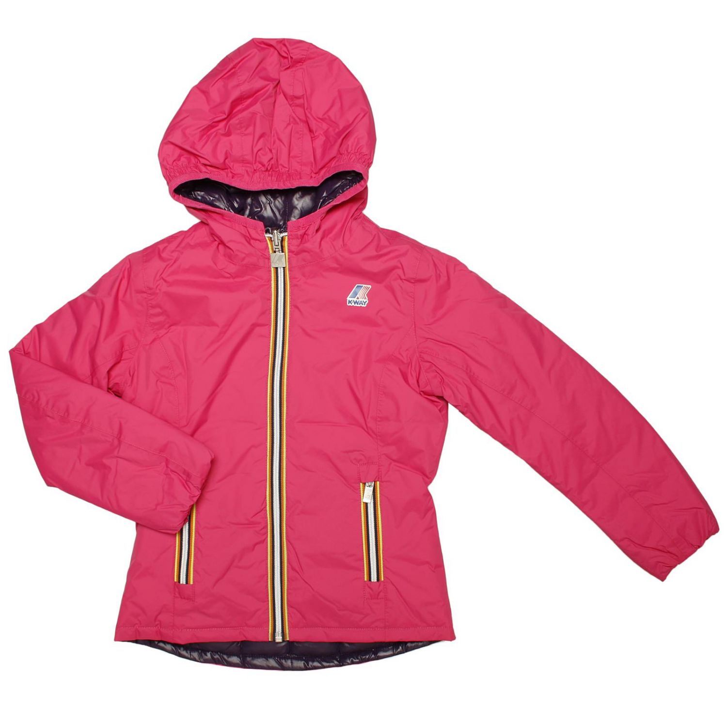 KWay Outlet Jacket child Jacket KWay Kids Fuchsia Jacket KWay K002II0