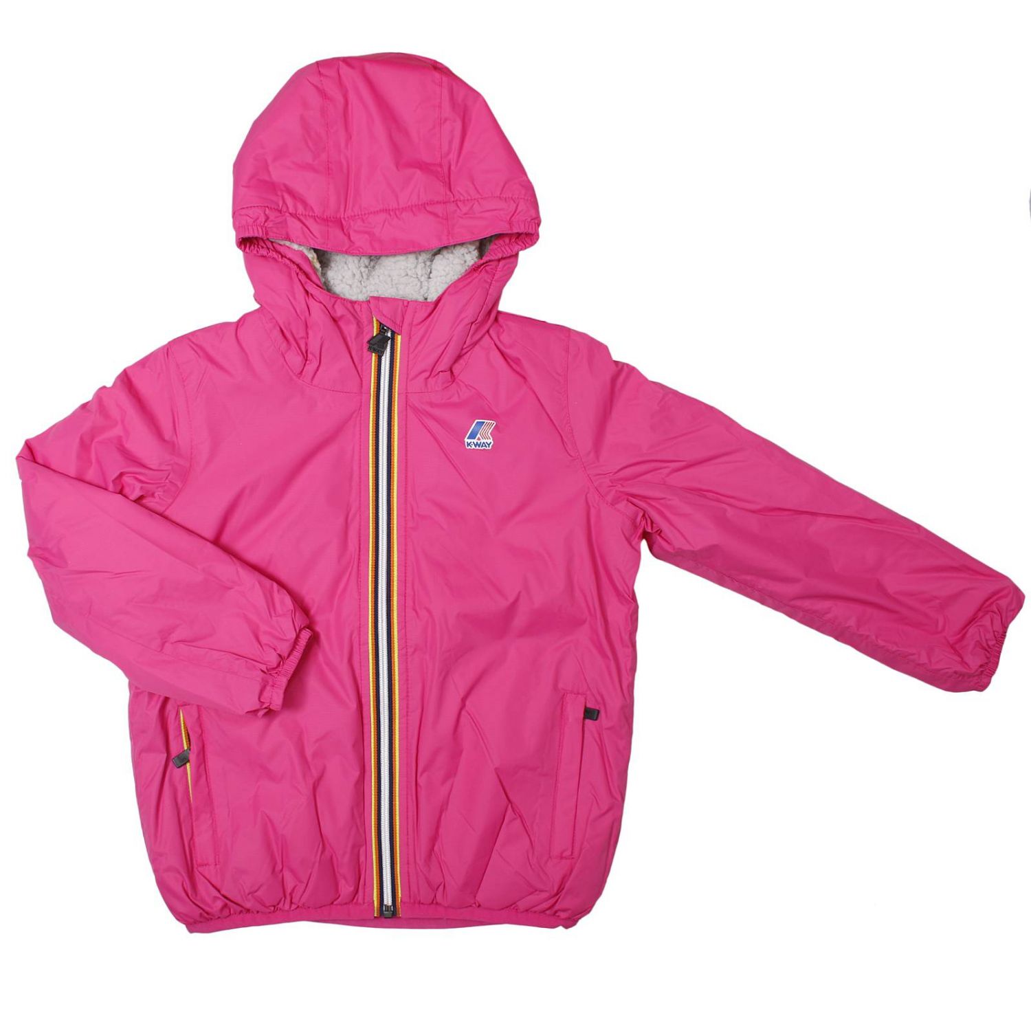 K Way Outlet Blouson Pour Enfant Veste K Way Enfant Fuchsia Veste K Way K005df0 Giglio Fr