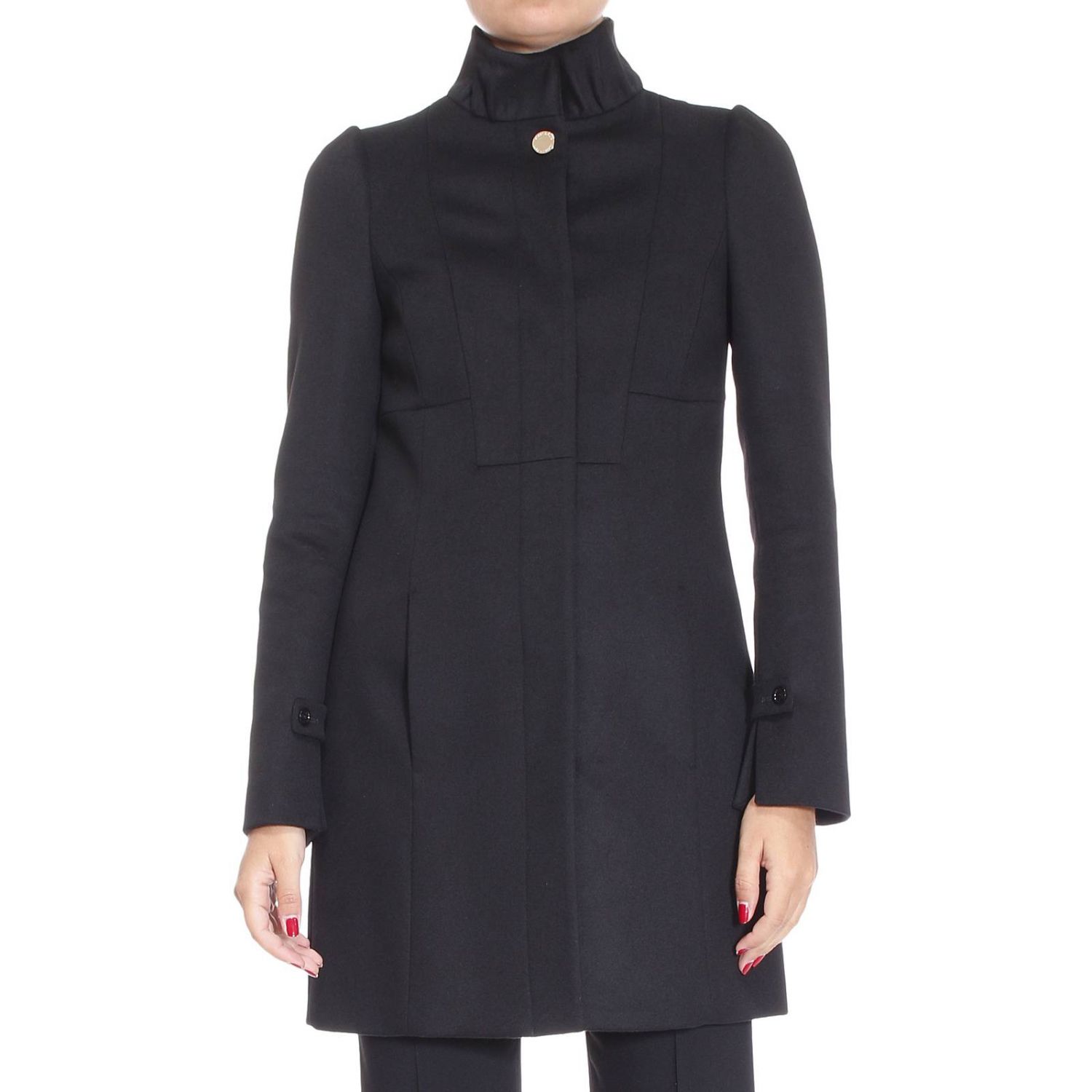 patrizia pepe cappotto nero