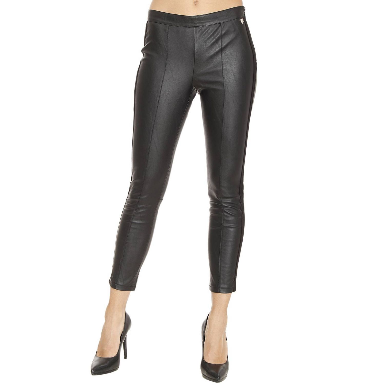 Twinset Outlet: Trouser woman Twin Set - Black | Pants Twinset PA62JC  GIGLIO.COM