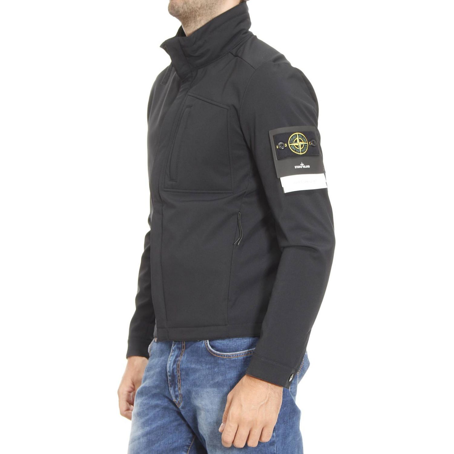 STONE ISLAND: Jackets man | Jacket Stone Island Men Black | Jacket ...