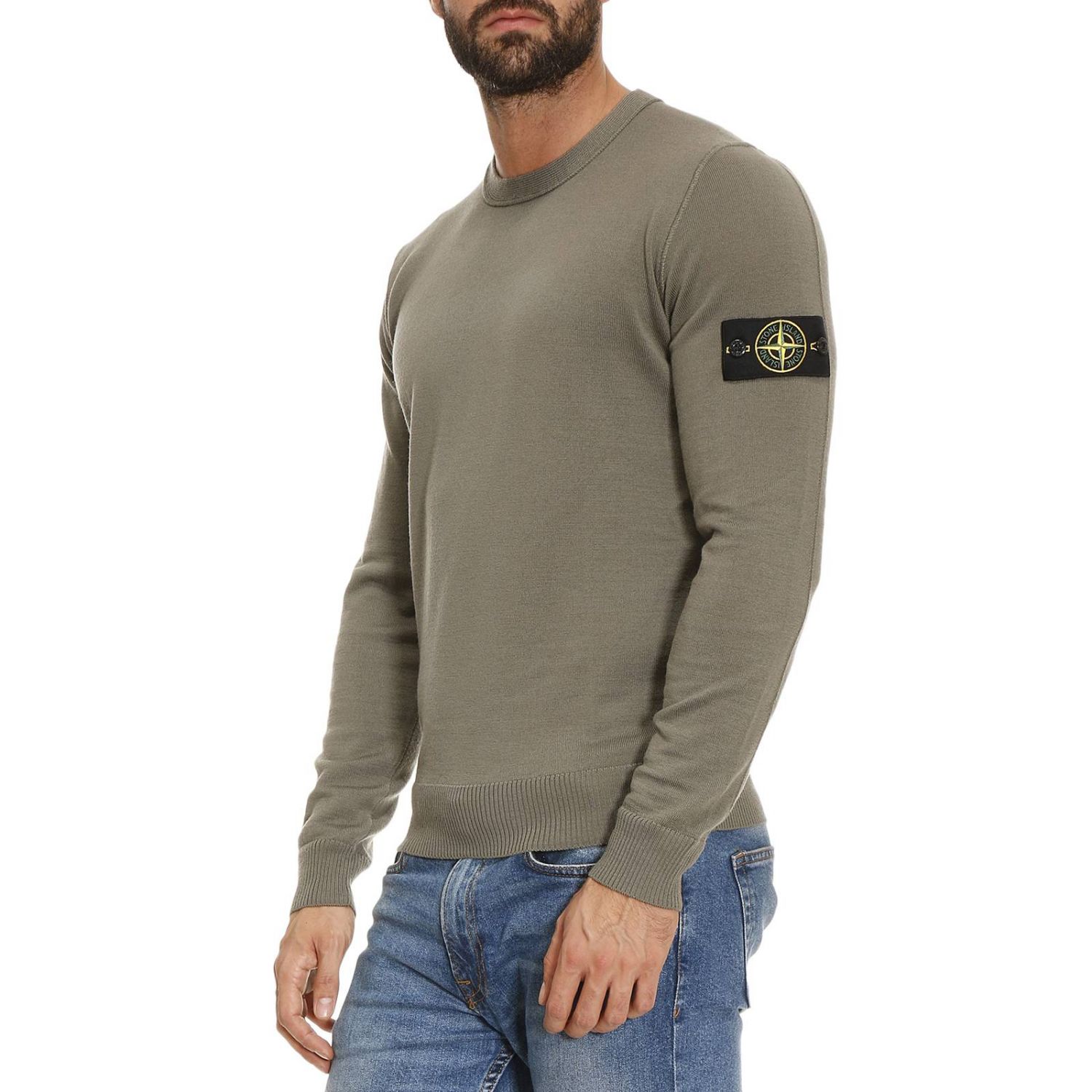 sage stone island jumper