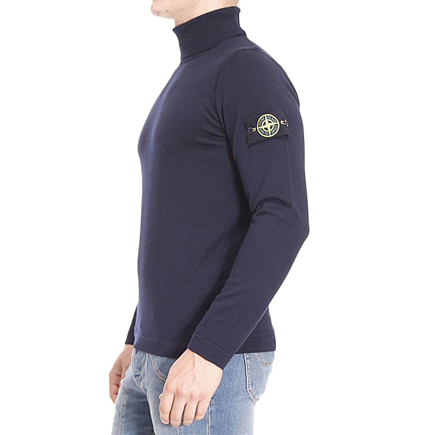 black stone island sweater